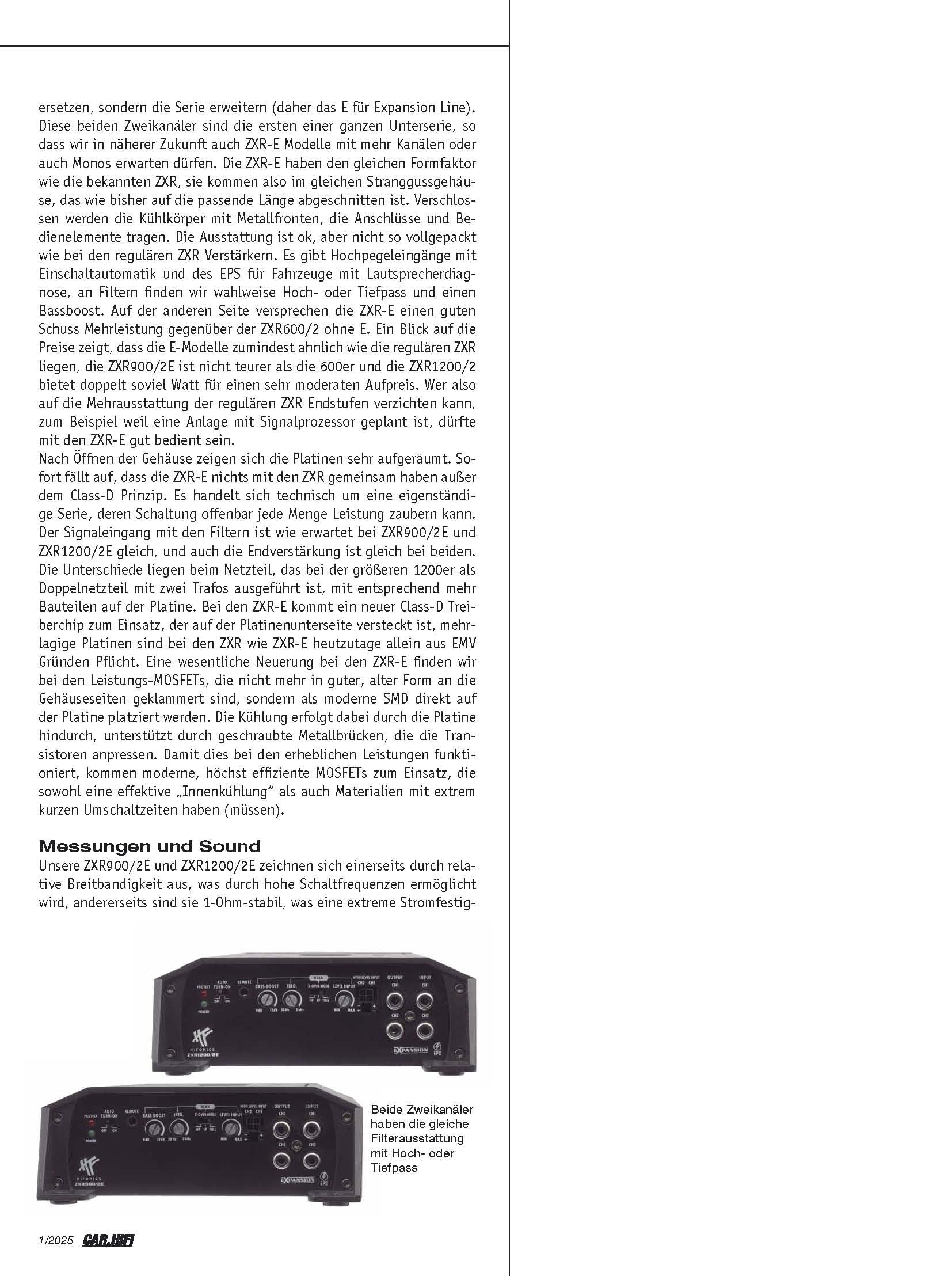 HiFonics ZXR900/2E - Amplificateur numérique compact 2 canaux classe D Premium avec 900 W RMS - Série Zeus Expansion