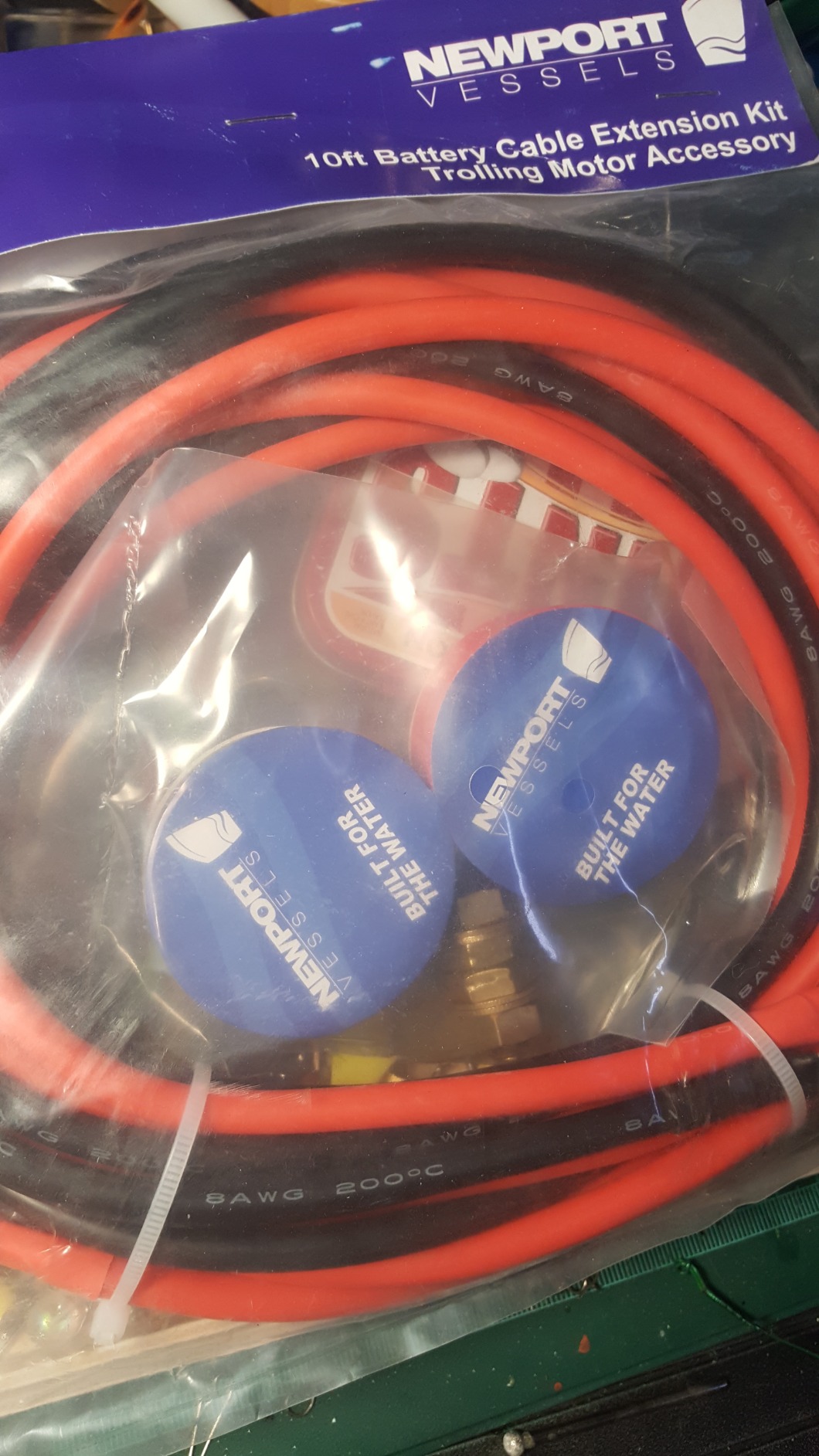 Newport Vessels Trolling Motor Battery Cable Extension Kit, Trolling