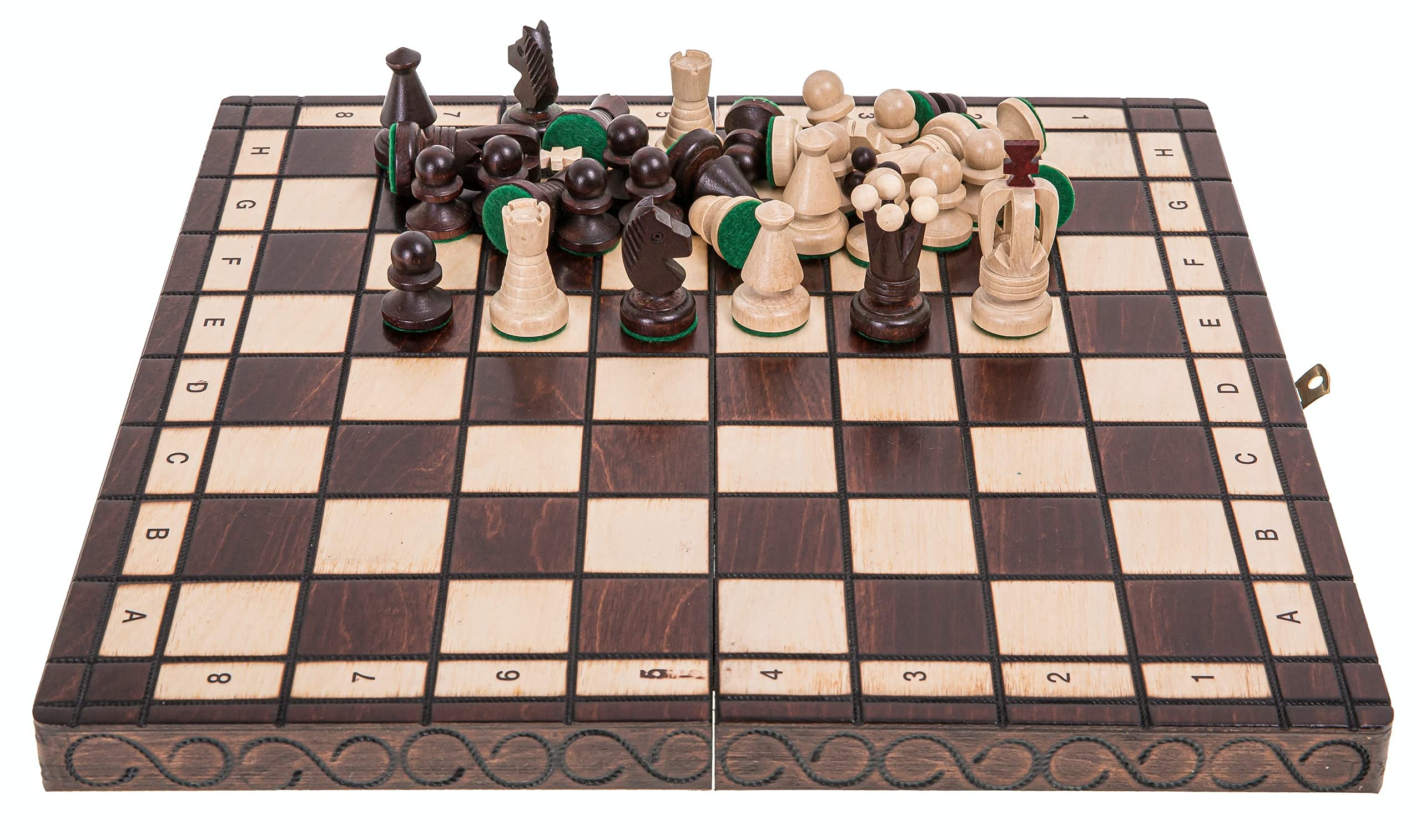 Square - Ajedrez de Madera - Club Mini - 34 x 34 cm - Piezas de ajedrez & Tablero de ajedrez