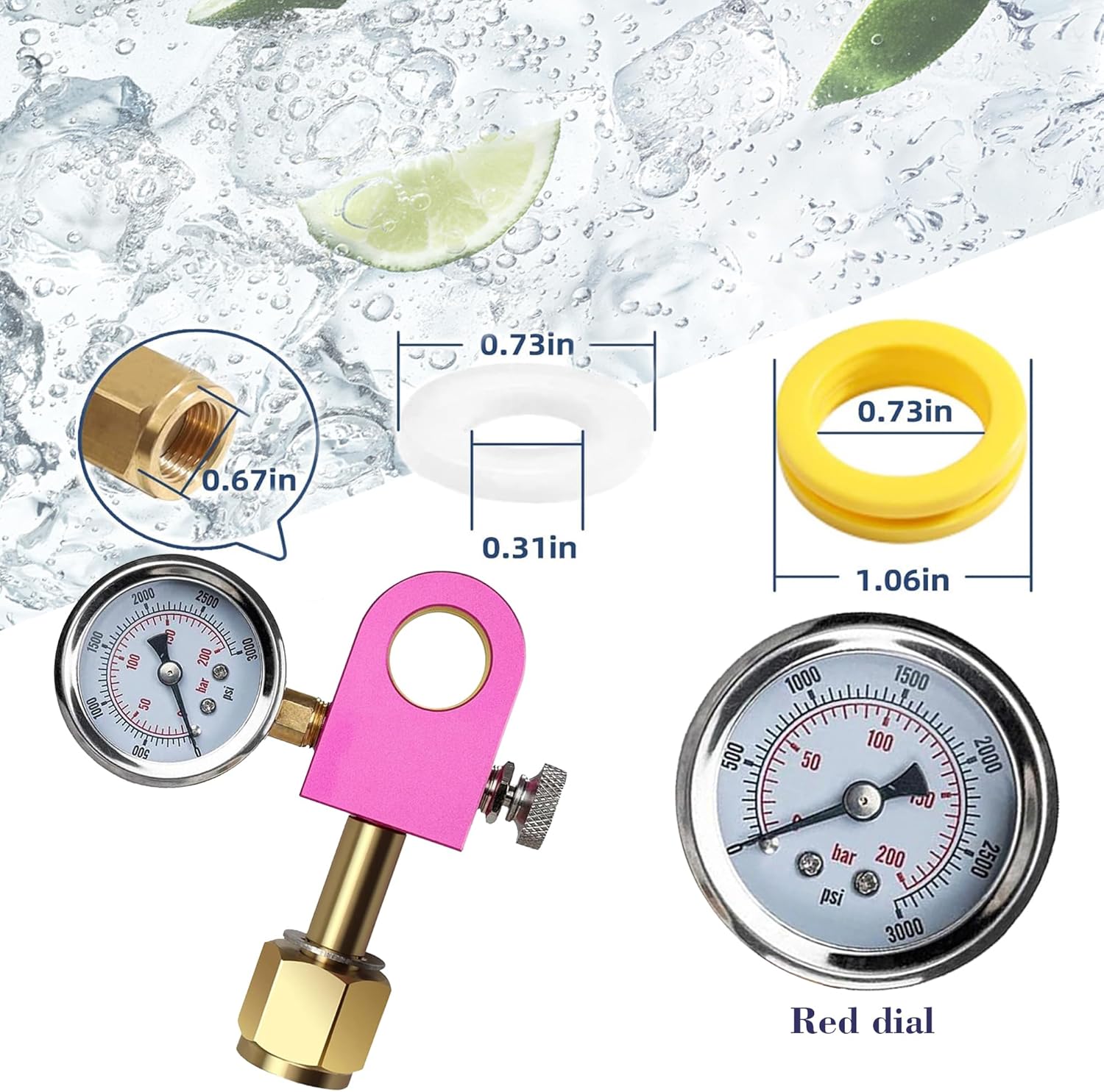 CGA320 New version CO2 refill Adapter,Soda Carbonator Refill Adapter-quick adapter Compatible with DUO Terra Art soda Cylinder