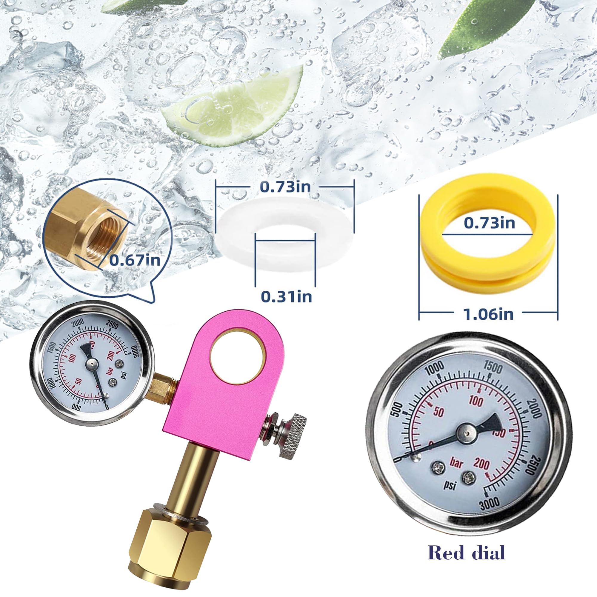 CGA320 CO2 Nachfülladapter, Soda Sprudler Nachfülladapter, Schnelladapter kompatibel mit DUO Terra Art Sodazylinder