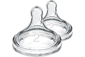 Dr. Brown's Natural Flow Level 2 Wide-Neck Silicone Nipple