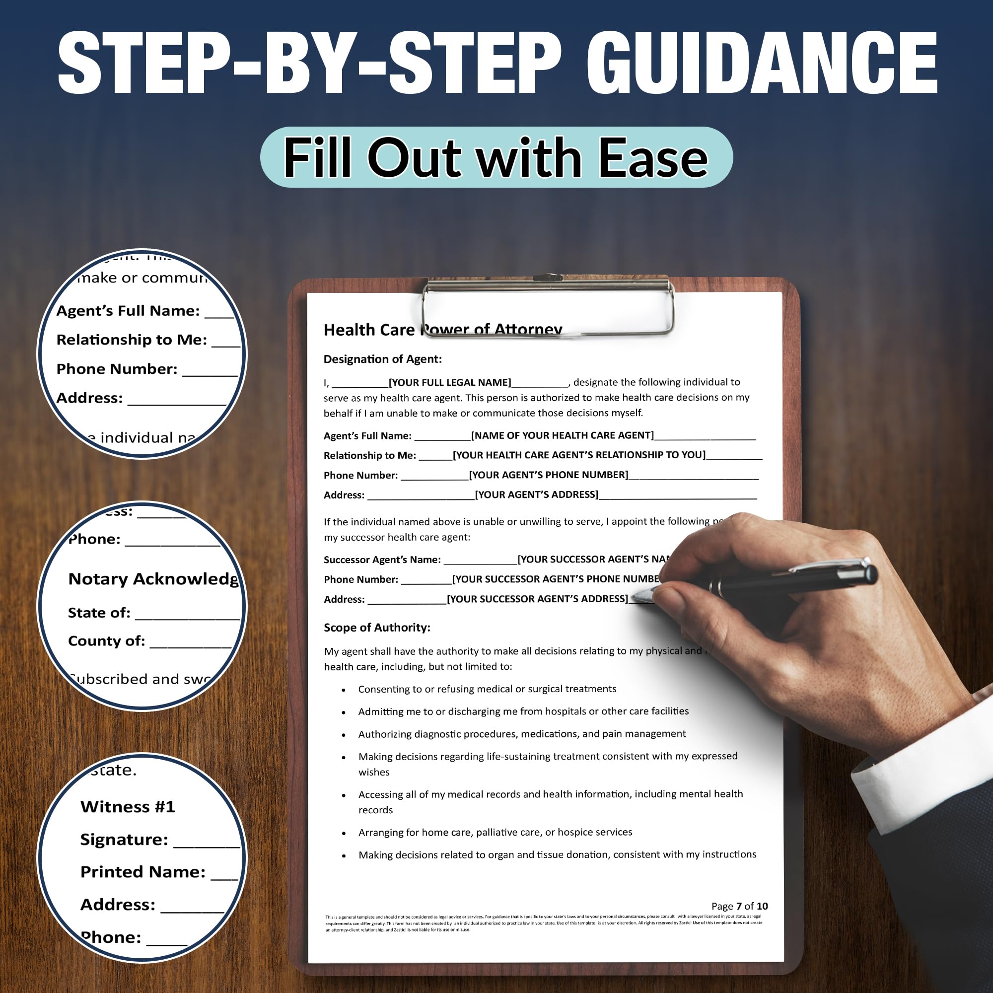 Living Will & Medical Power of Attorney Kit - Plan Your Future -5