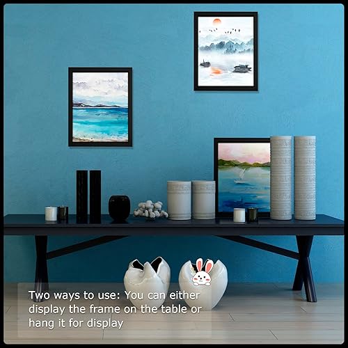 Miniatura 4 de Tuanse 12 piezas Caja de exhibición masiva tipo shadow box Caja de exhibición de plástico tipo shadow box para fotos, ramos de flores, memoriales de