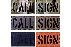 IR Infrared Call Sign Laser Cut Patch Pack