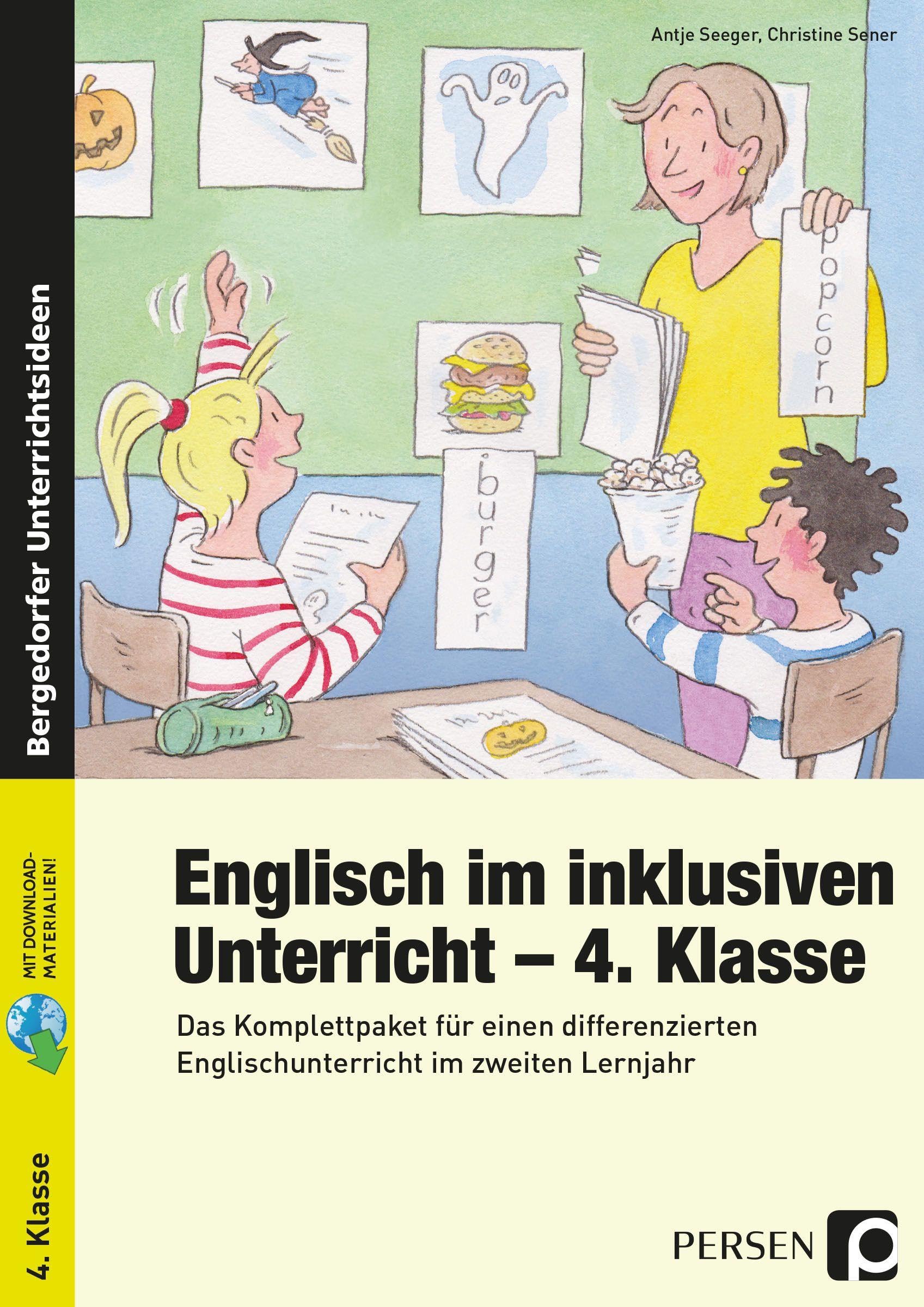 Englisch im inklusiven Unterricht - 4. Klasse: Das Komplettpaket für einen differenzierten Englischunterricht im zweiten Lernjahr