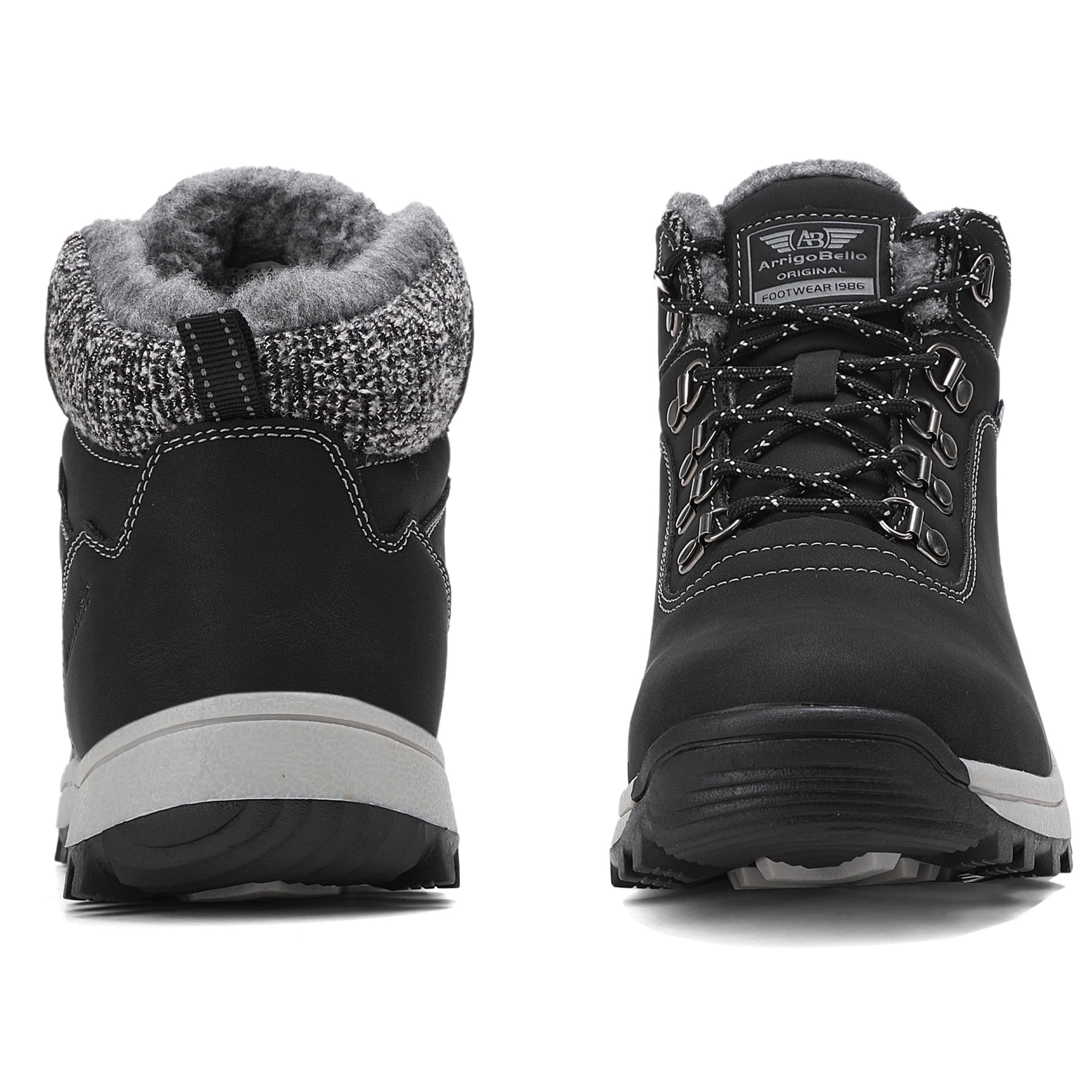 ARRIGO BELLO Bottes Hiver Femme Fourrées Bottines Chaussure Neige Randonnée Antidérapant Boots Taille 36-41