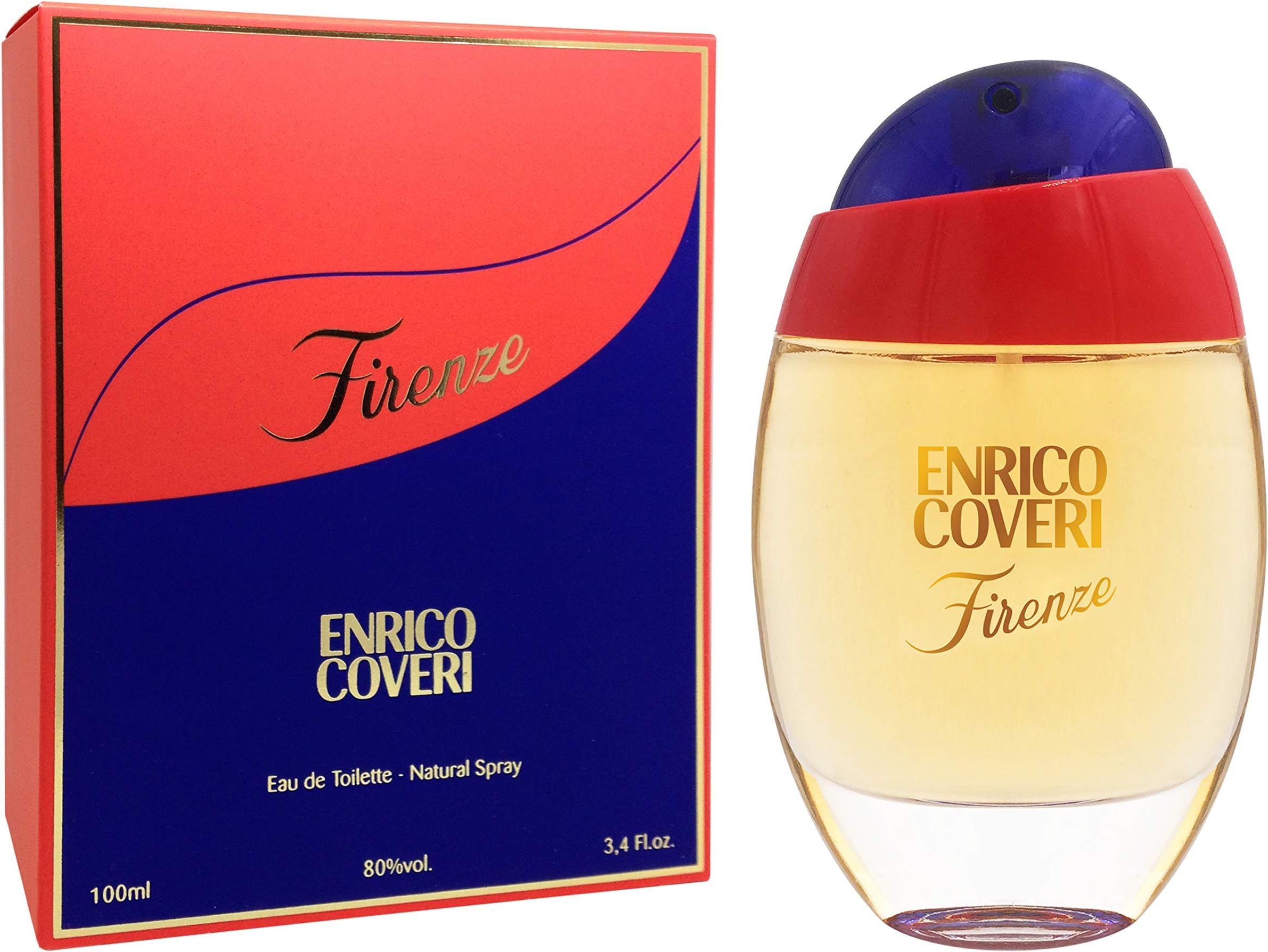 Enrico Coveri Eau de Toilette Spray, Firenze, 3.4 Ounce