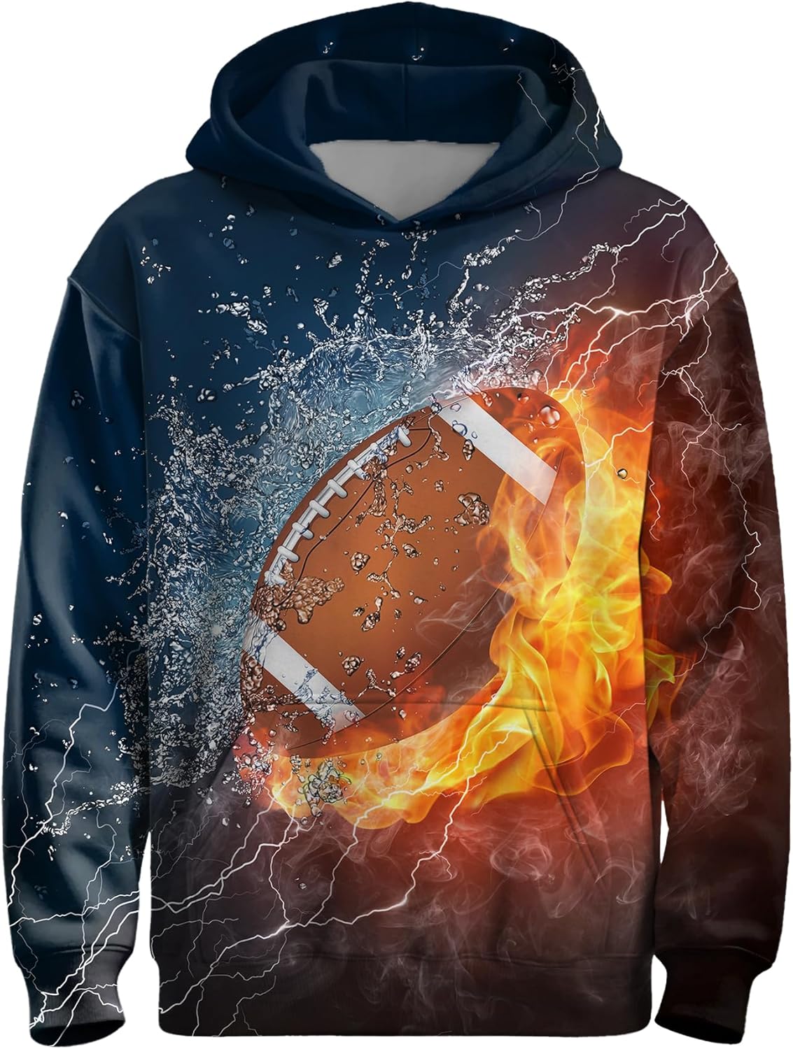 Batantec Boys Girls 3D Graphic Hoodie Pullover, Novelty Unisex Hooded Sweatshirt, Casual Long Sleeve Hoodies for Kids Teen