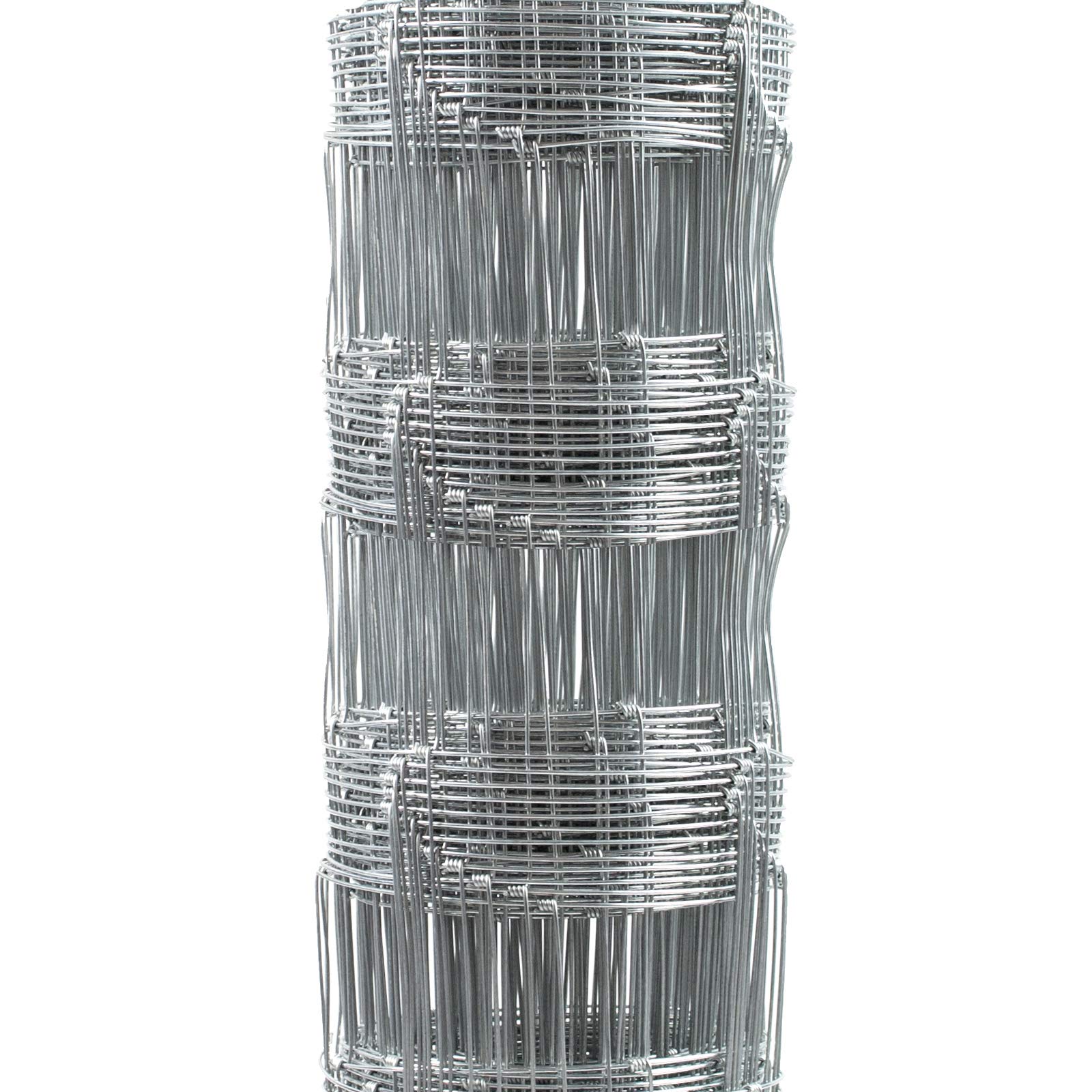 Valla para salvajes galvanizada en calidad de comercio especializado, diferentes alturas, 50 m de largo, valla para pastos forestales, valla de alambre, valla de alambre (100 cm x 50 m)
