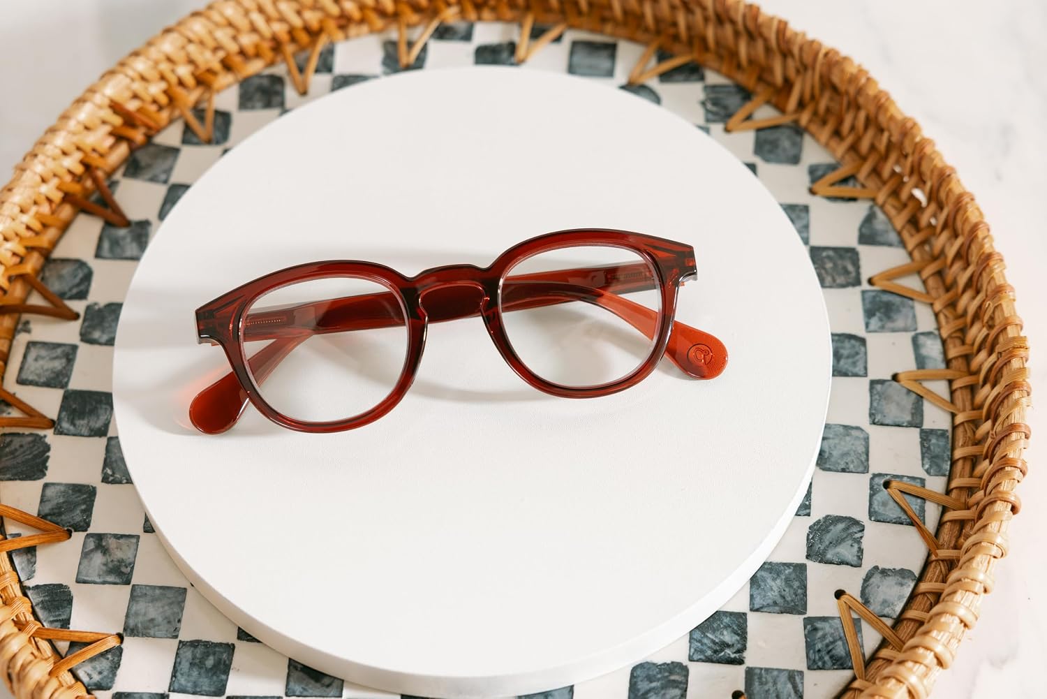 Peepers by PeeperSpecs mens Asher Round Light Blocking Glasses