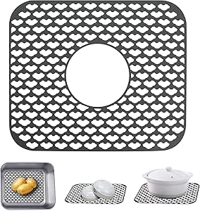 Acheter Tapis D'évier En Silicone, Multifonctionnel, Antidérapant, Isolant Et Drainant, Pour Une Protection Efficace De L'évier