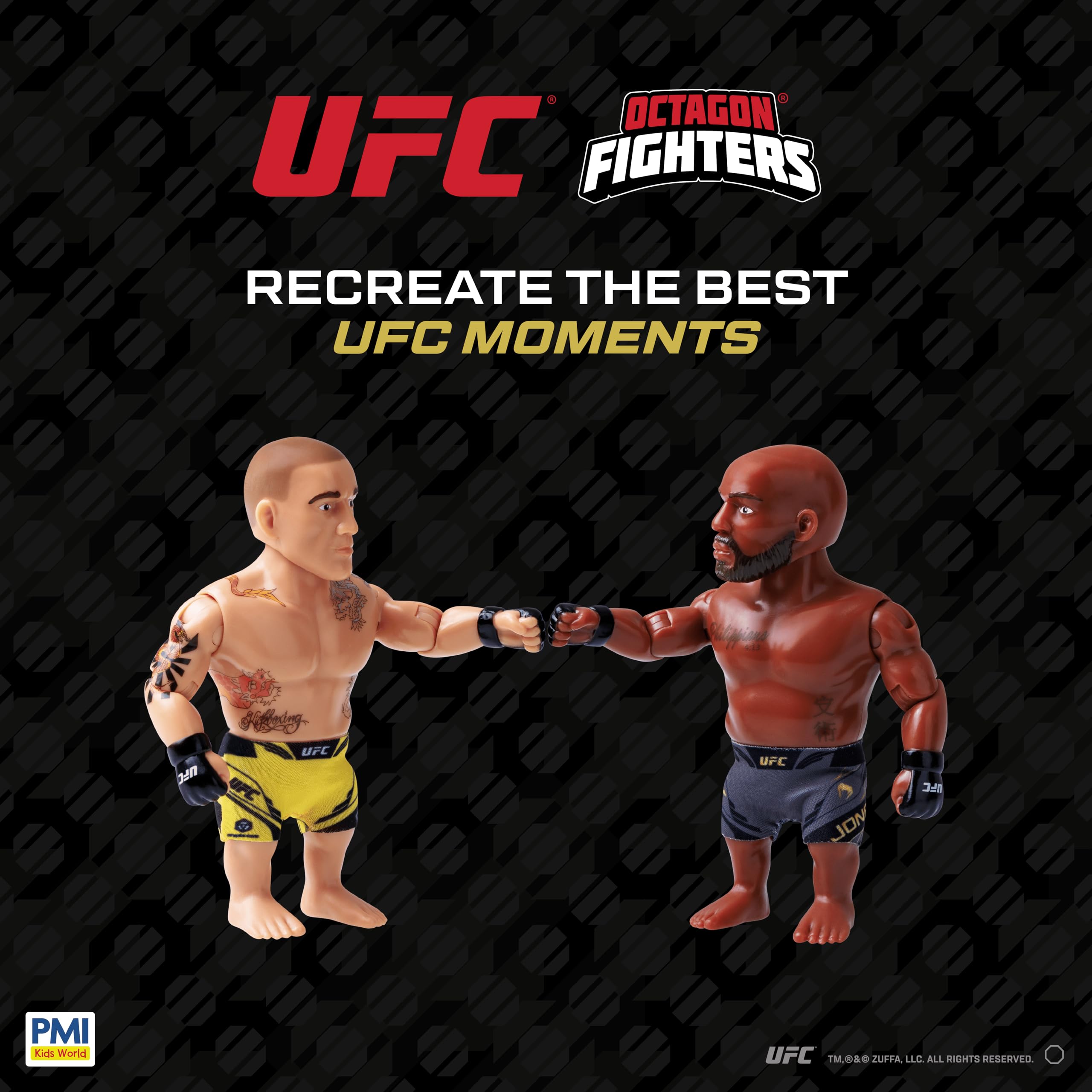 UFC 4.5-Inch Articulated Action Figure – Alex Pereira with