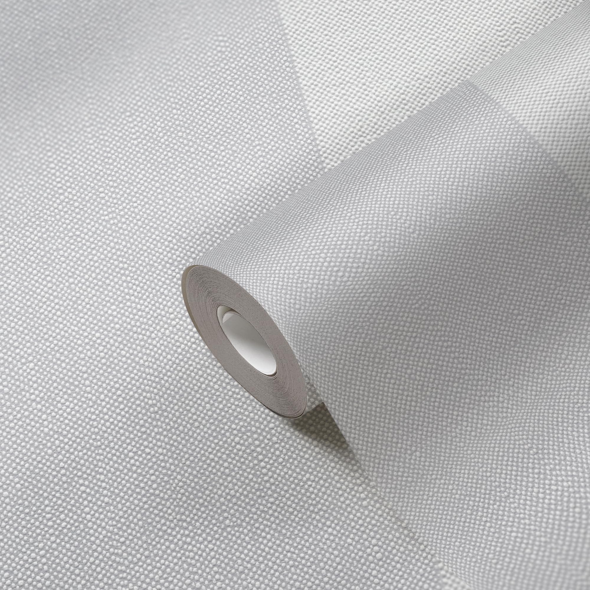 A.S. Création 397980 Papier peint intissé à rayures grises et blanches - 10,05 m x 0,53 m - Pour salon - Fabriqué en Allemagne