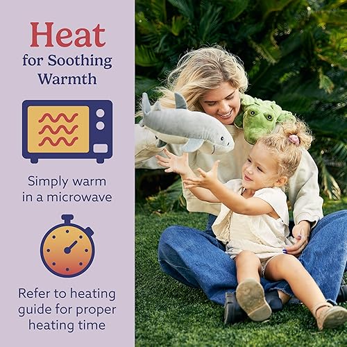 Vista 4 de Warmies Tiburón perfumado de lavanda francesa para microondas