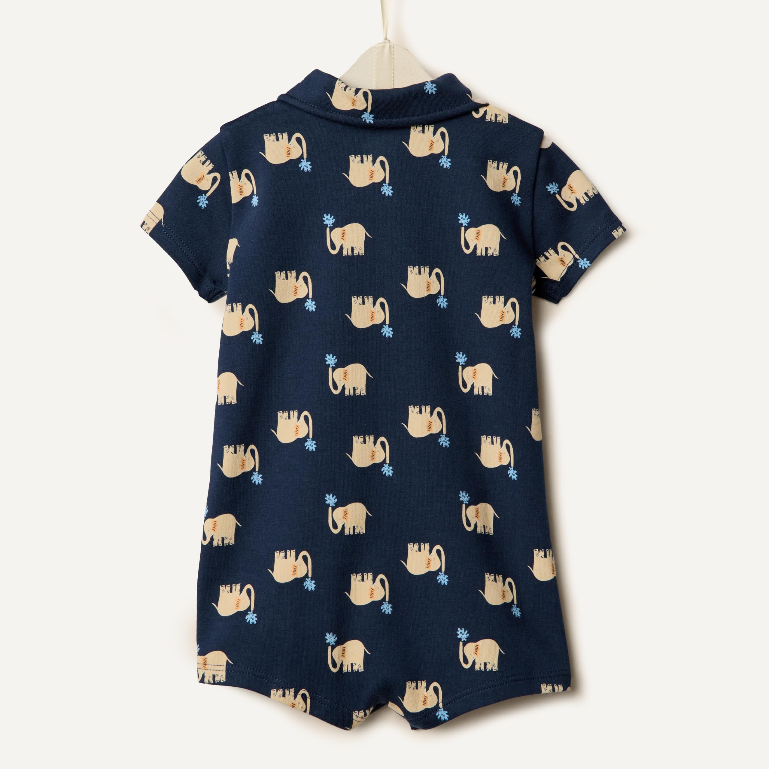 Amazon Essentials x Sofia Grainge Baby - Jungen Kurzärmeliger Polo-Strampler aus Baumwolle, 2er-Pack