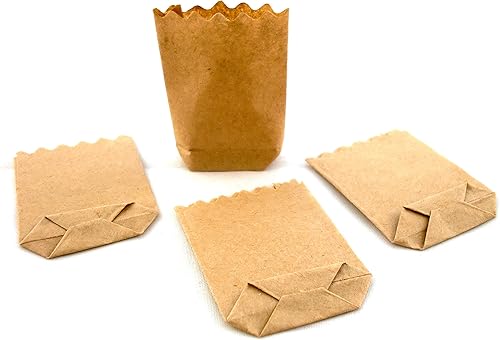 Miniatura 1 de Juego de bolsas de comestibles grandes de 4 piezas a escala 1:12 #G1063