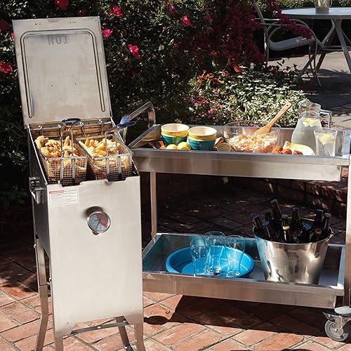 Miniatura 3 de Aottop Termómetro digital de acero inoxidable para la cocina con lectura instantánea sonda de medición larga pantalla LCD anticorrosión ideal para