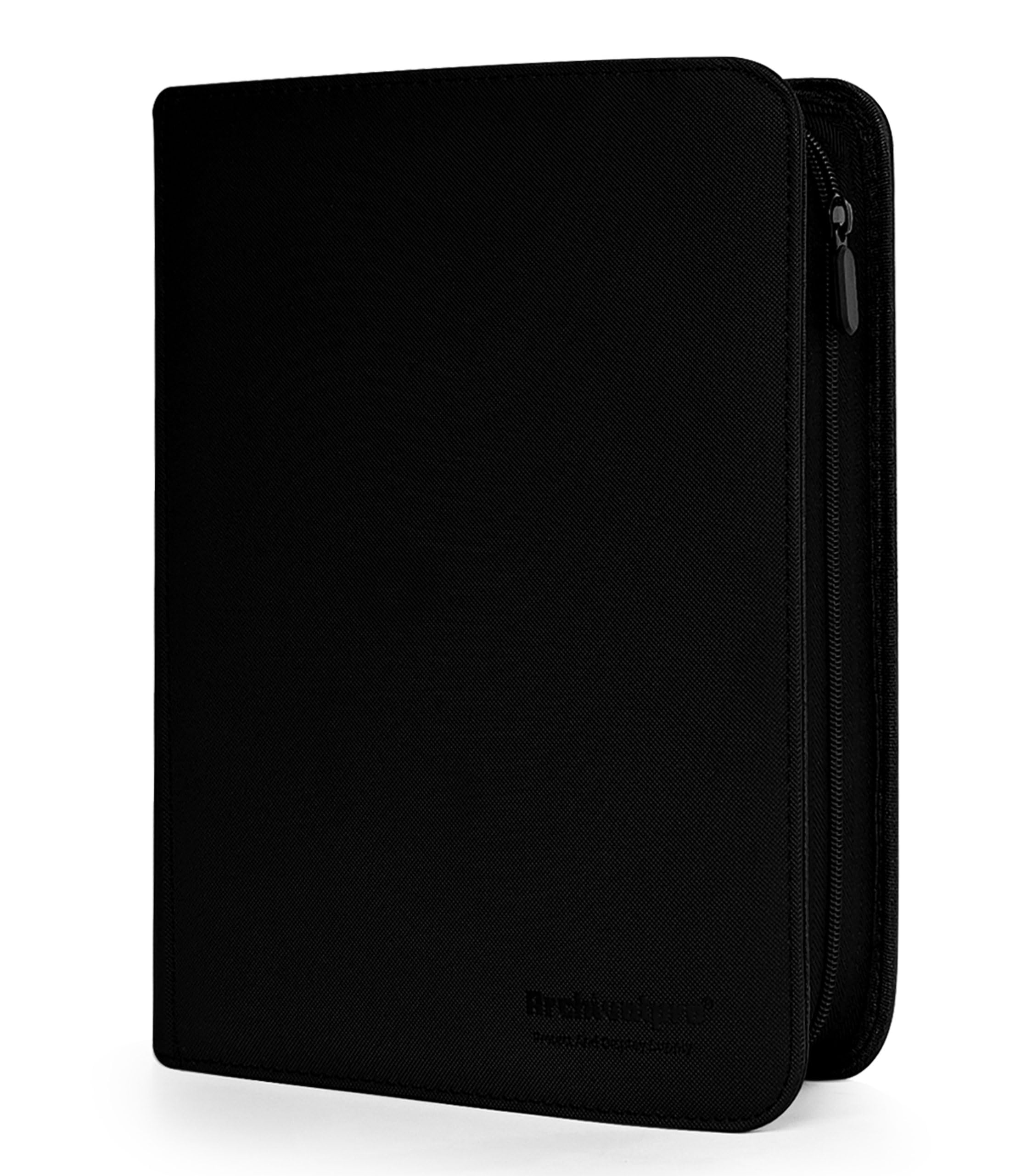 ARCHIVALPRO 4 Pocket Top Loader Card Binder 128 Slot Toploader Albums Premium Ringless Cards Binders(Black)