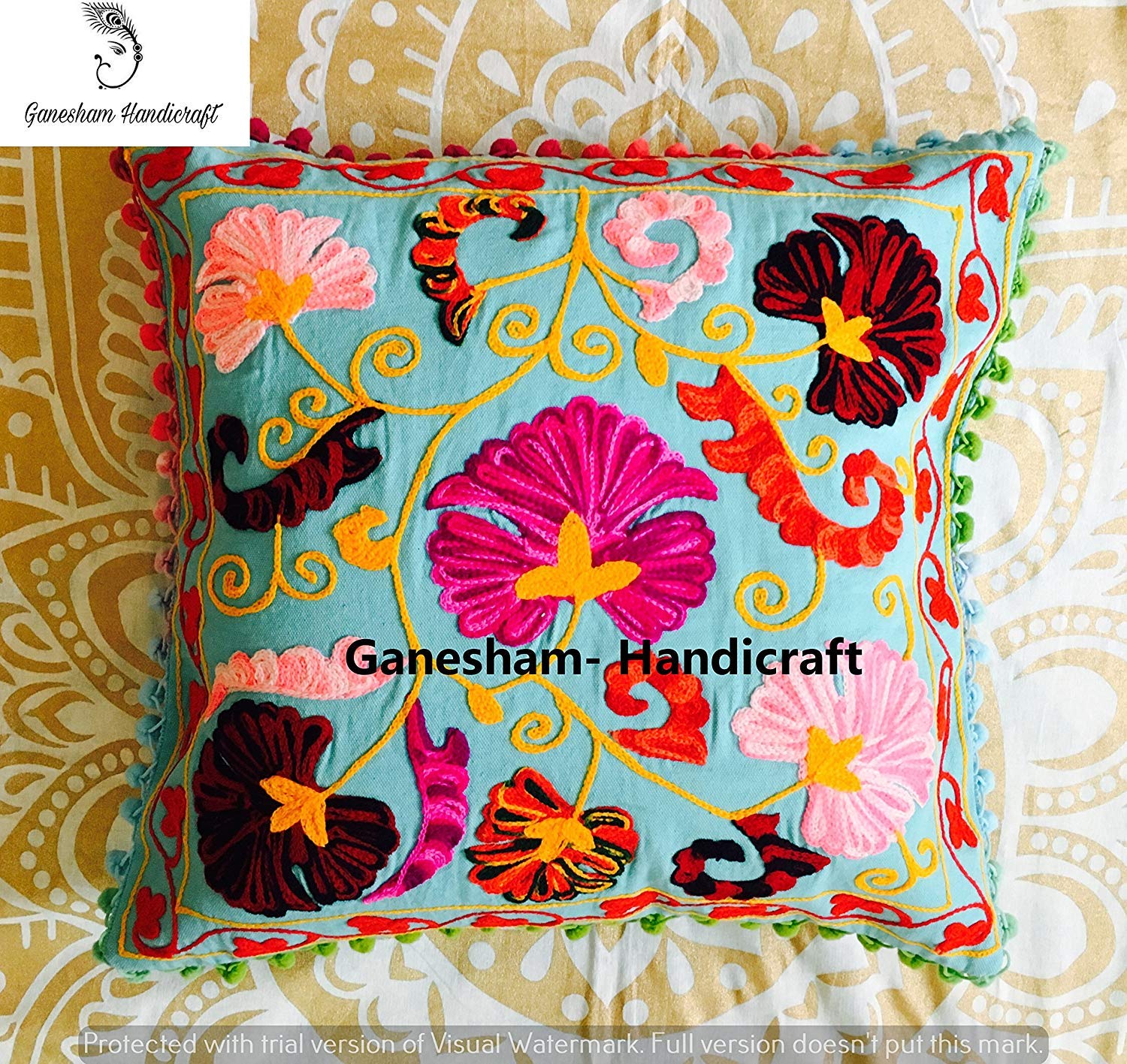Hand Embroidered Pillow Cases EMBROIDERY DESIGNS