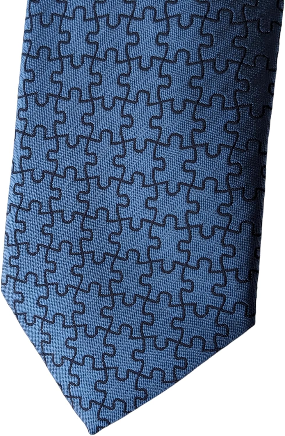 Maker V Jigsaw Necktie, Jigsaw Tie, Puzzle Necktie, Puzzle Tie, Puzzles Necktie, Puzzles Tie, Jigsaw Puzzle Necktie, Autism Necktie, Autism Tie, ASD Necktie