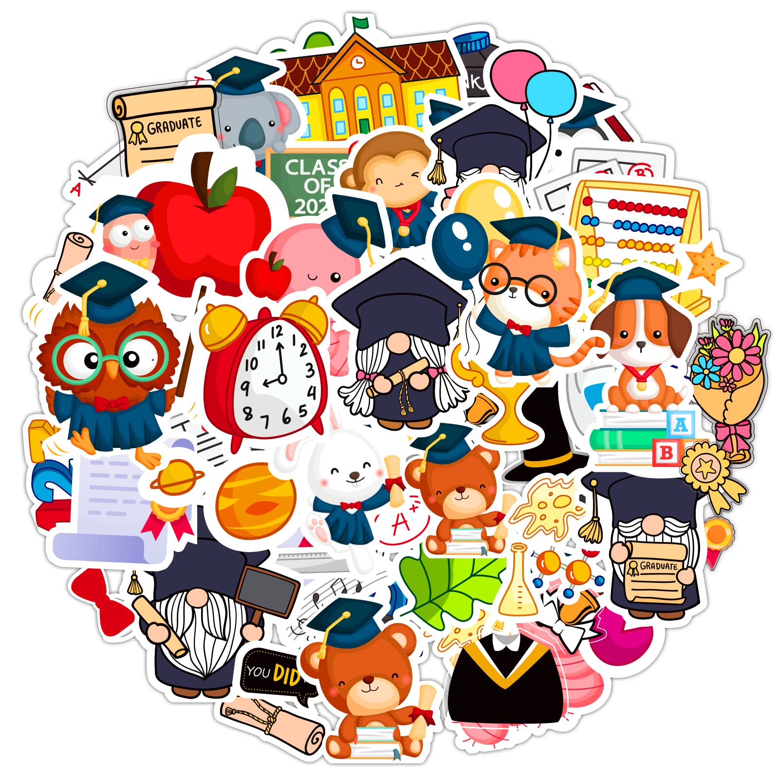 Buy FaCraft Graduations Stickers,50PCS Class of 2022 Graduation