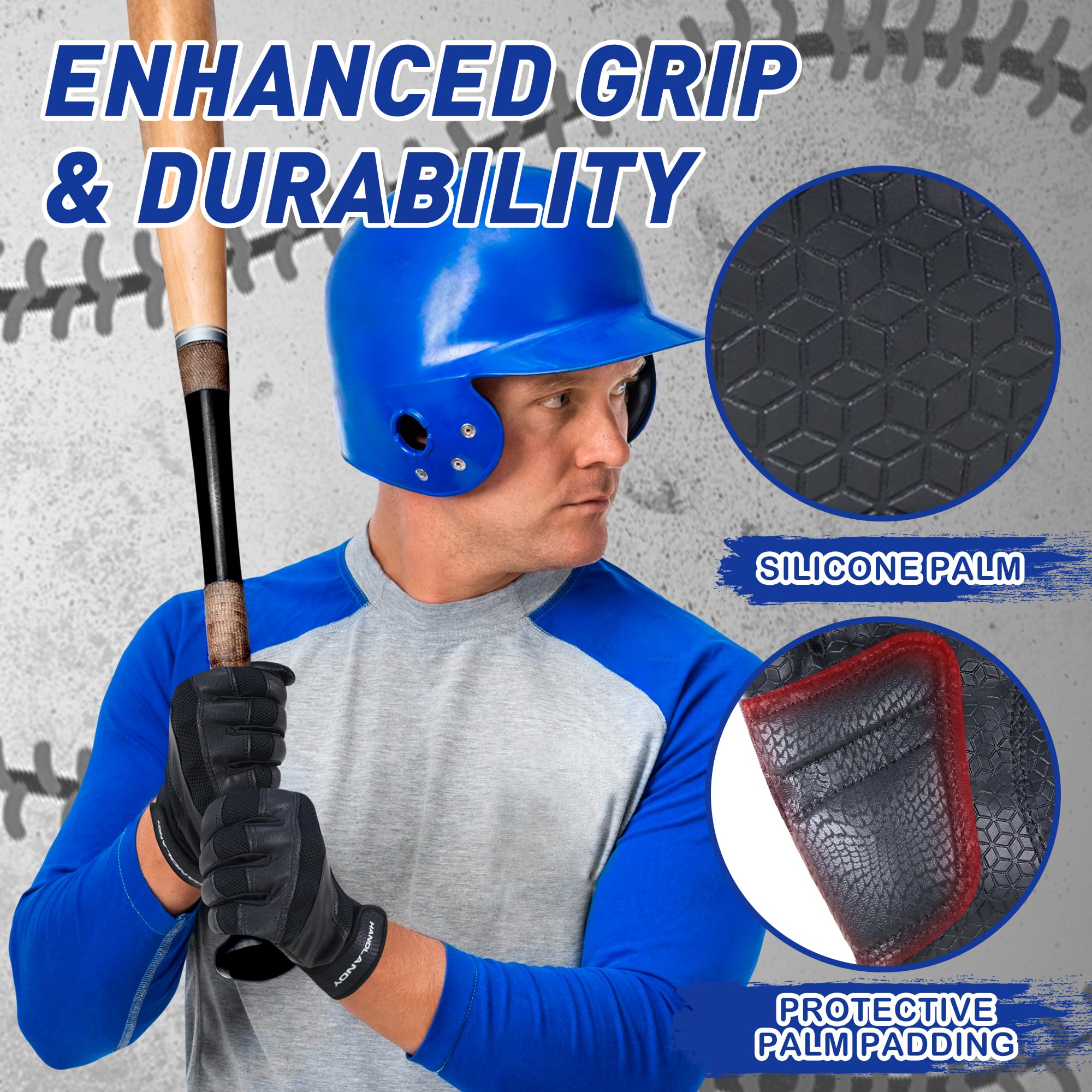 Gants de bataille de baseball HANDLANDY pour les Cote dIvoire Gants de bataille de baseball HANDLANDY pour les Cote dIvoire