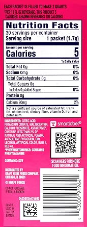 Crystal Light Raspberry Lemonade Drink Mix (Makes 12-Quarts), 1.8-Ounces Canisters (Pack of 4)