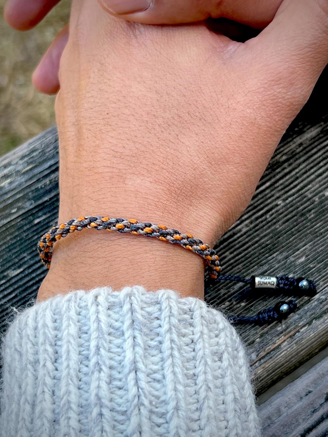 Rumi Sumaq Nautical Rope Bracelet for Men, Women & Kids - Waterproof Hand-Knotted Adjustable Pull Tie - Martha’s Vineyard Island Map, Sailor Rope & Evil Eye Styles