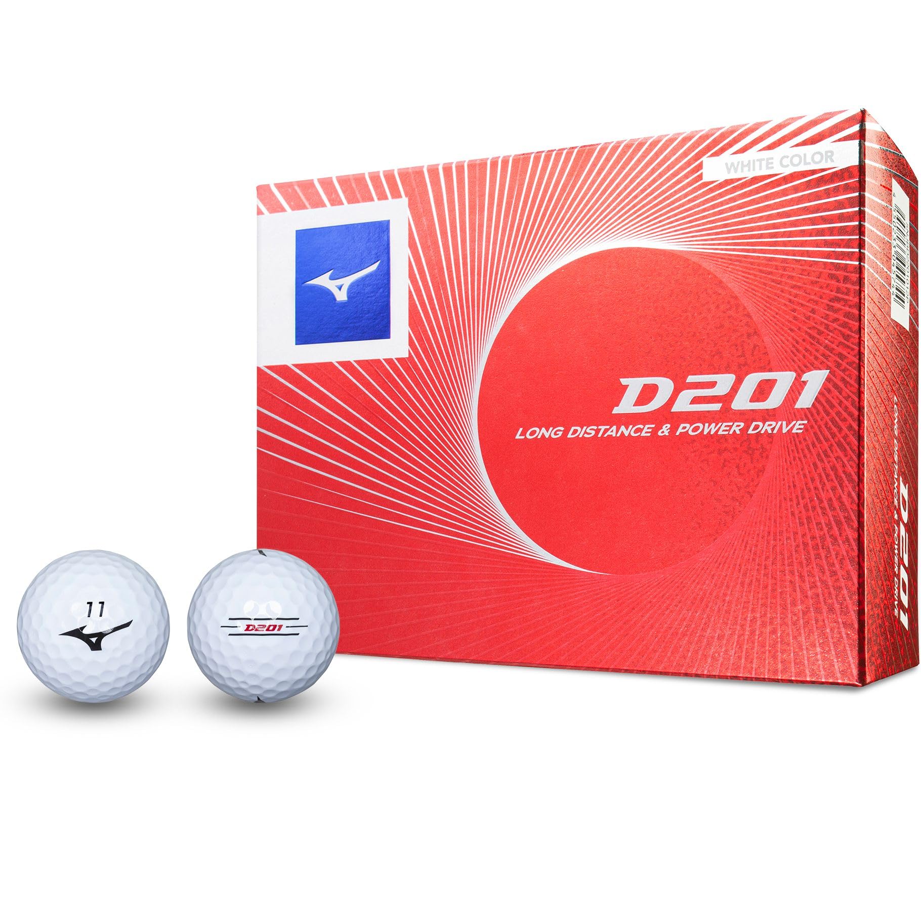 MIZUNO(ミズノ) ゴルフボール D201 ホワイト ダース 5NJBD220商品画像