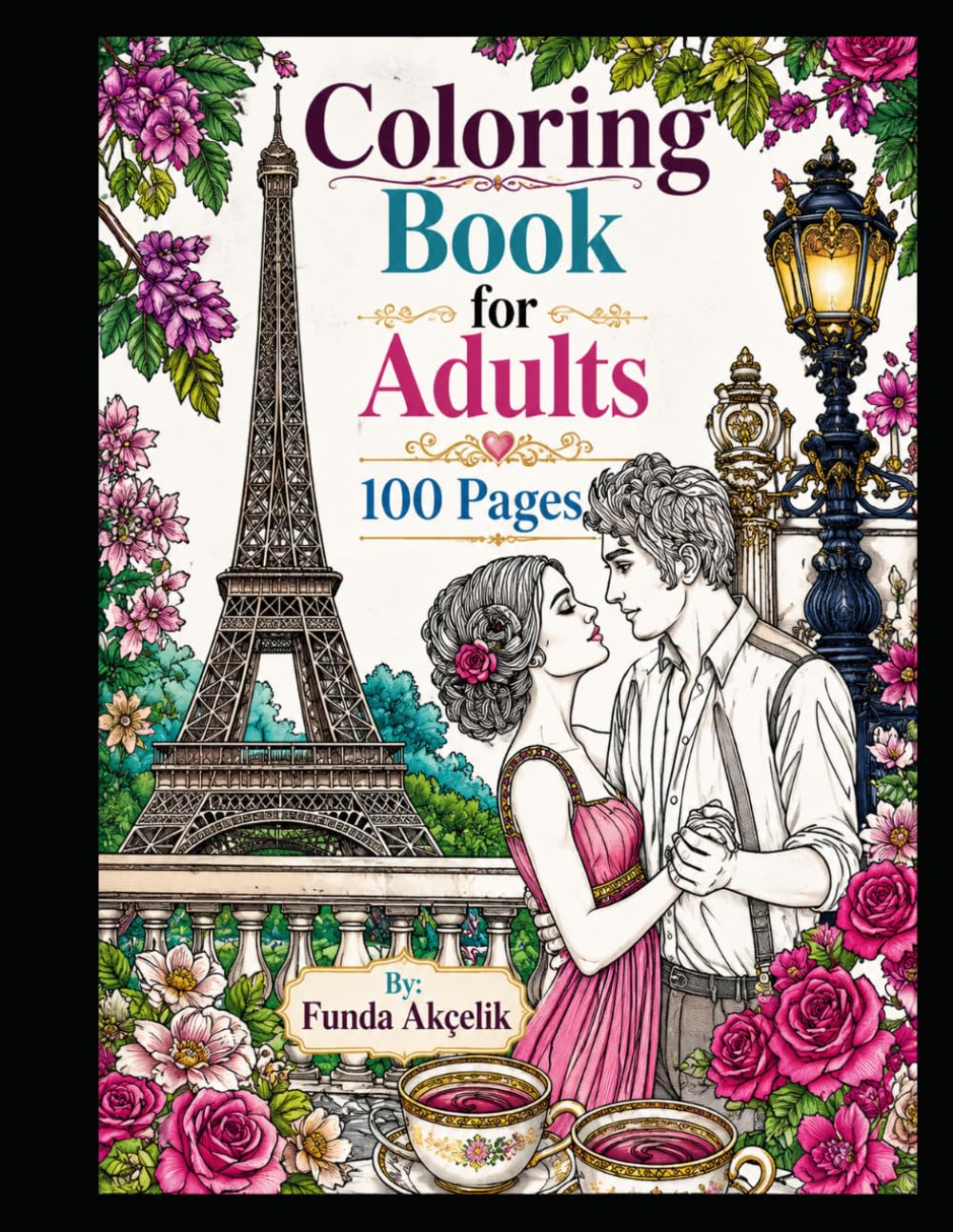 Coloring Book For Adults: 100 Pages
