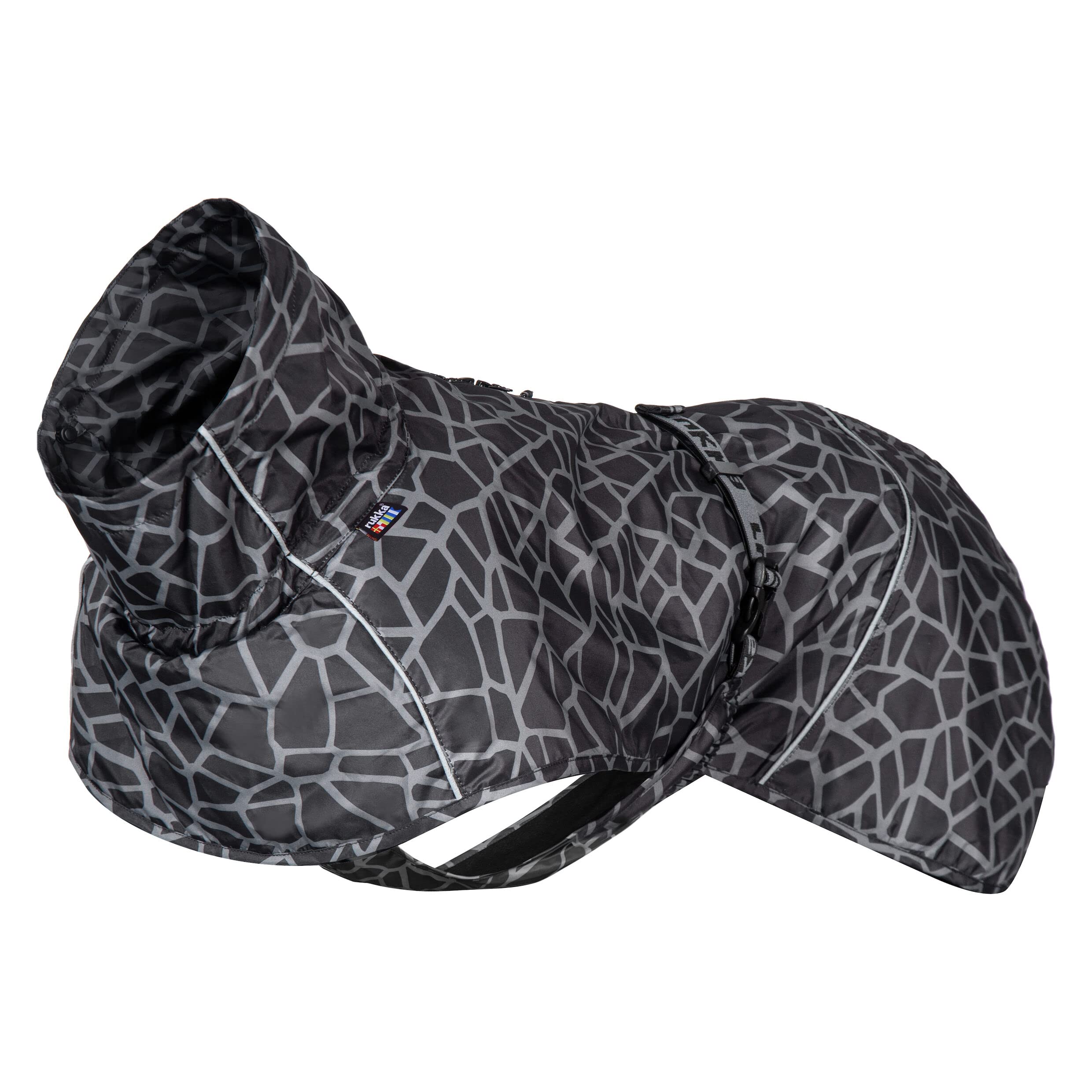 Rukka Pets HAYTON - Chubasquero para perros, color negro 55