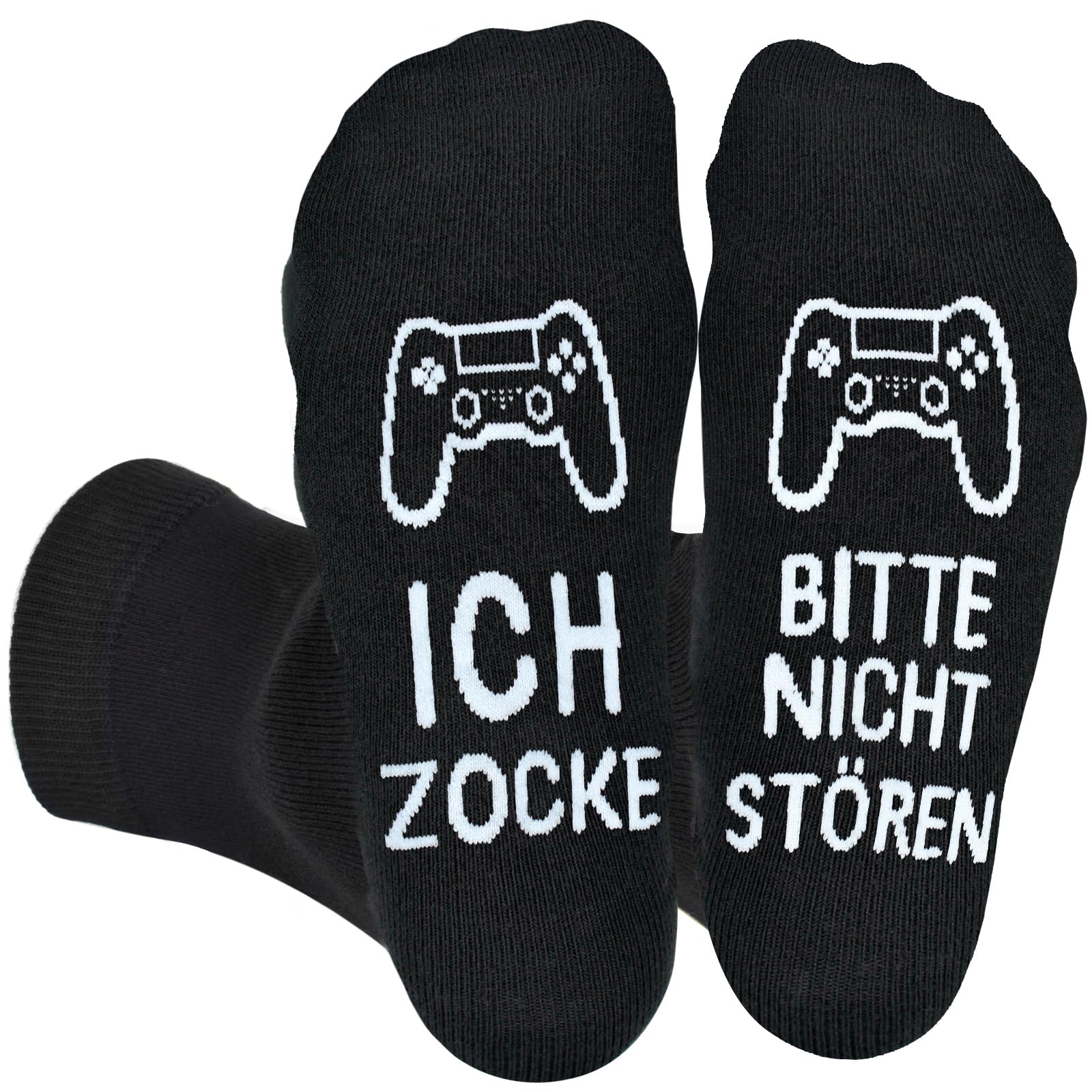Dealswin Lustige Gaming Socken Gamer Geschenk Mit Spruch Bitte Nicht Stören Ich Zocke Zocken Socken Lustig Neuheit Weihnachts Ostern Geburtstag Geschenke Für Zocker Männer Herren Jungs Frauen Damen