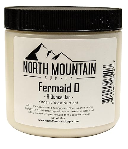 North Mountain Supply Fermaid O Levadura Nutrient - para cerveza y vino elaboración casera - Tarro de 8 onzas