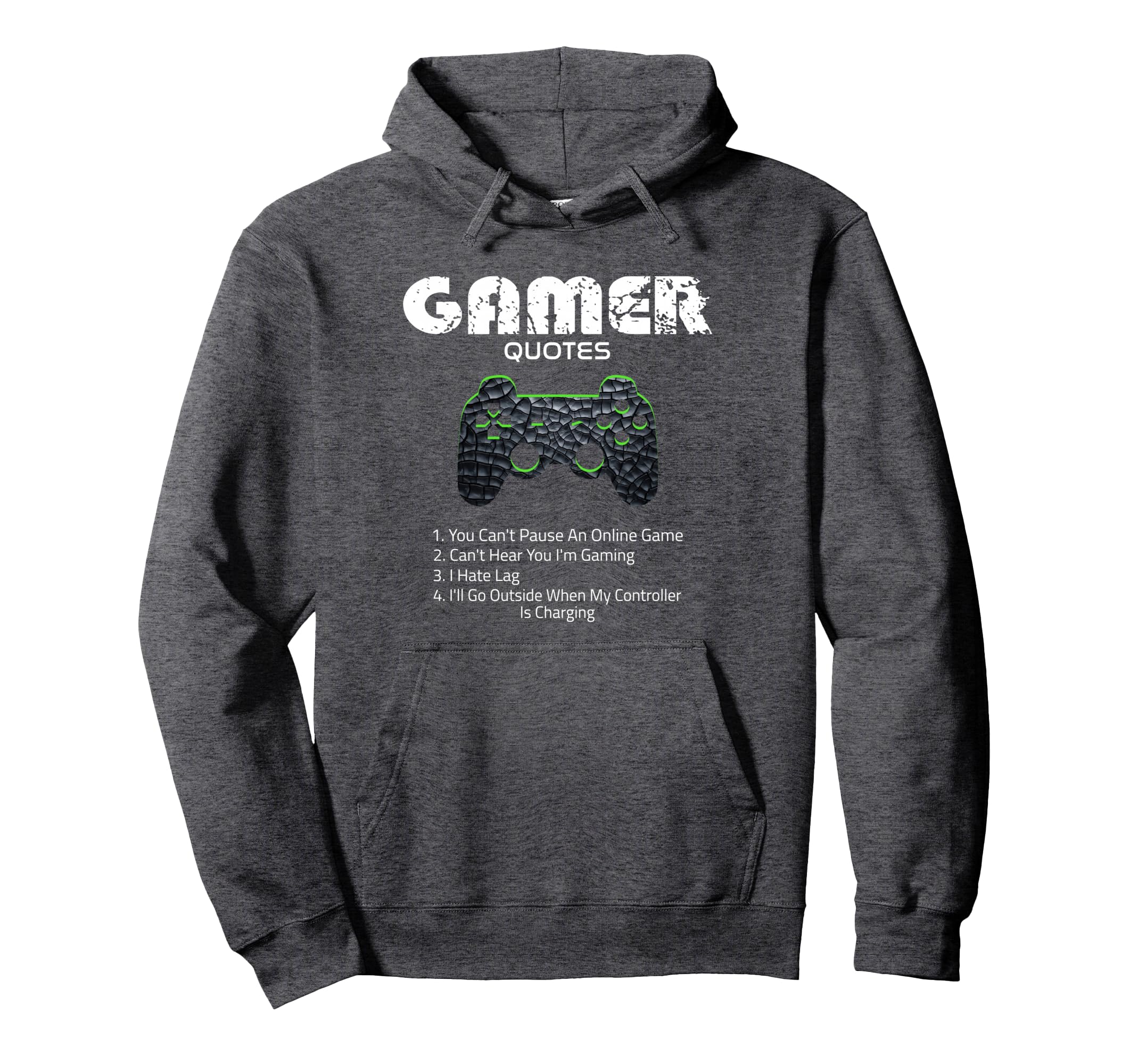 Gamer Funny Quotes Video Games Gaming Boys Girls Teens Pullover Hoodie