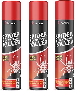 Spider & Creepy Crawly Insect Killer Spray I Advanced Formula I Fast-Acting I Suitable for the control of Ants, Cockroaches, Fleas & other Crawling Insects