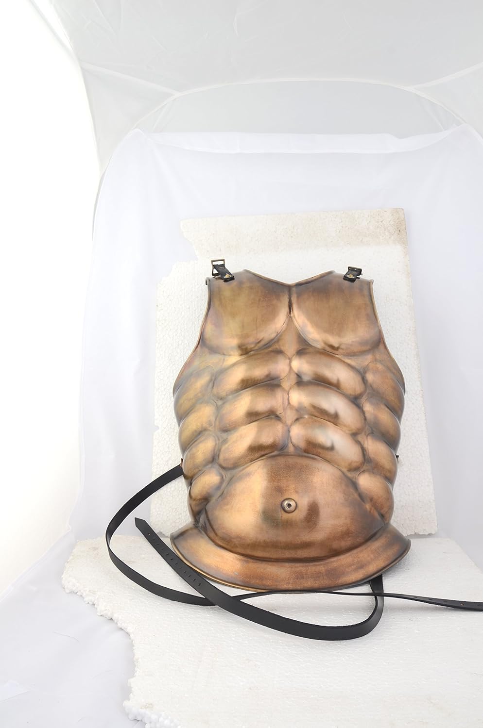 EC02-004.A Greek/Roman Armor Musculata Armor Steel Front Plate Wearable Adult Size Fully Wearable Chest Armor Costume Protection - Golden