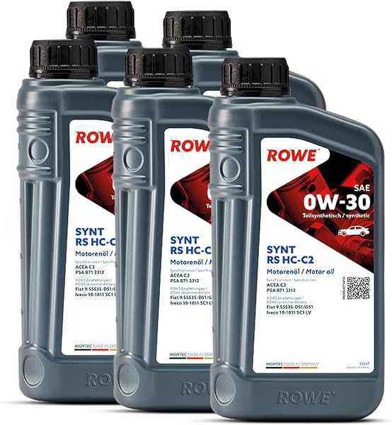 ROWE HIGHTEC SYNT RS SAE 0W-30 HC-C2 OIL-CODE 20247-0010-99 (5) - 1
