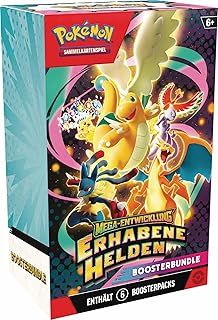 Pokémon Boosterbundle Erhabene Helden, 6 Booster