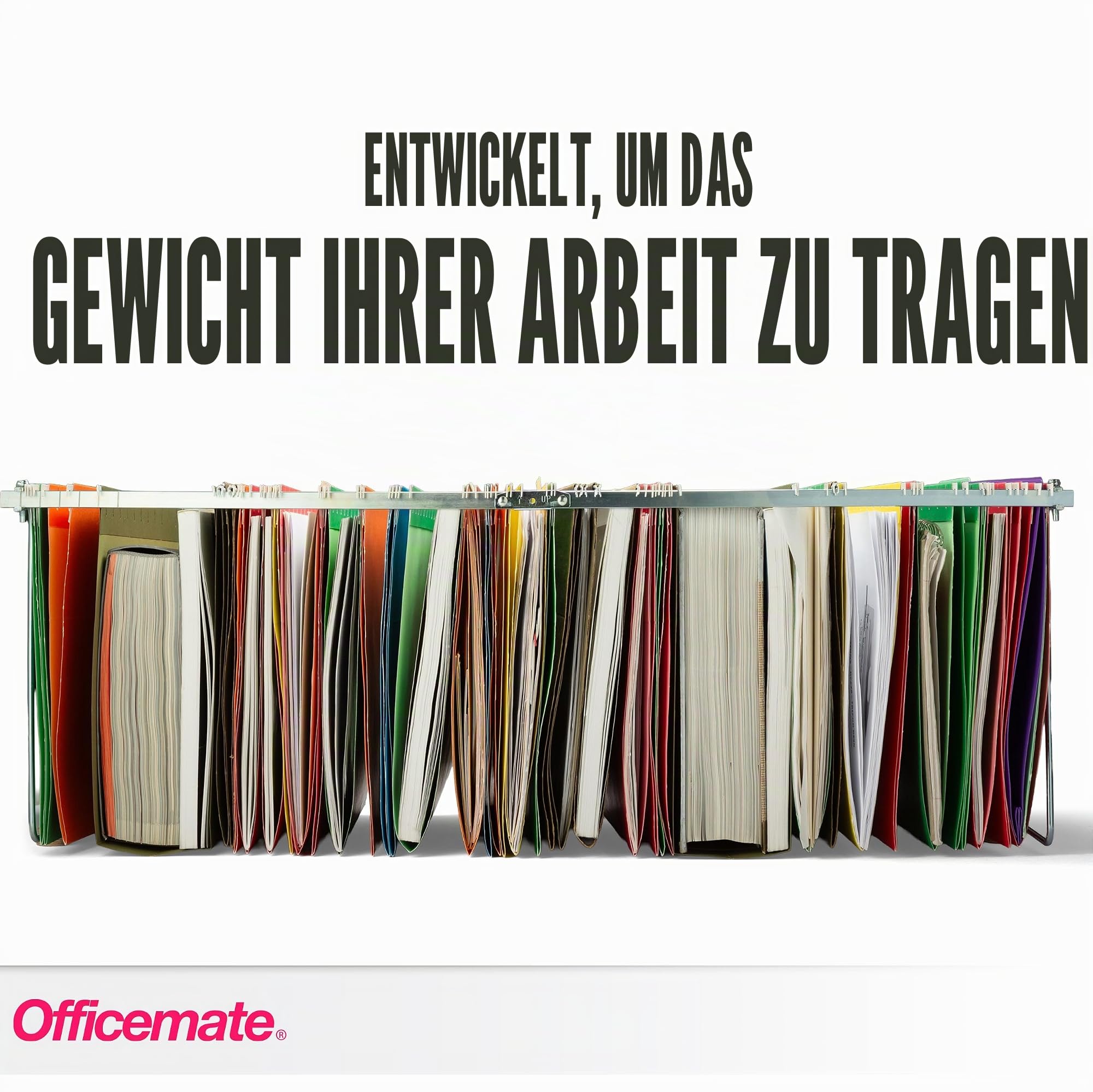 Officemate Hängeregistraturrahmen, Briefgröße, verstellbar, 35,6 bis 45,7 cm, 2 Stück (1 Stück), Silber, 91990