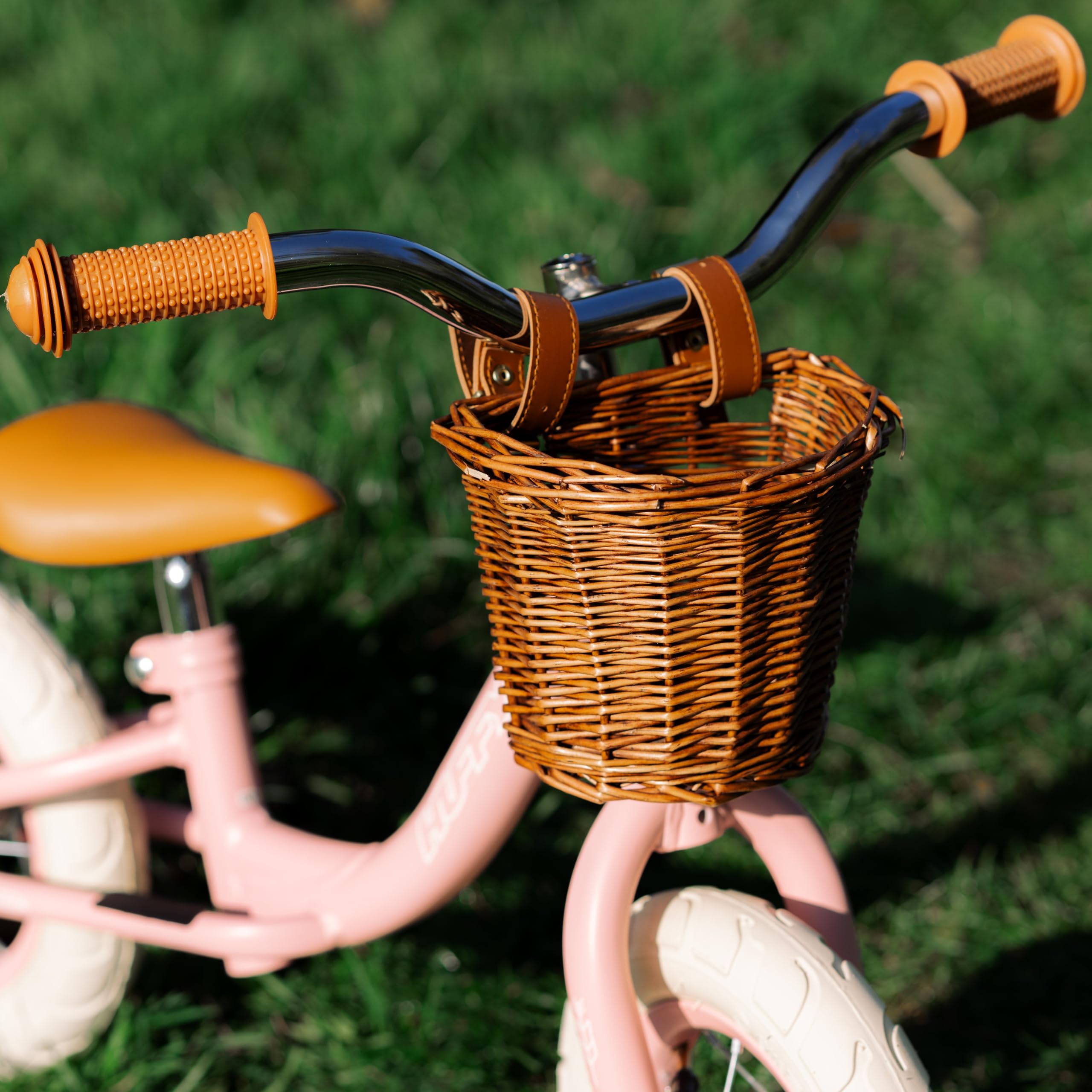 Huffy Retro dziecięcy rower biegowy w stylu vintage, koła 10", regulowane siedzisko i kierownica, kosz dla dzieci od 2 lat, różowy