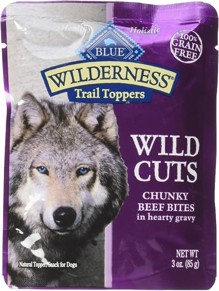 Blue Buffalo Wilderness Trail Toppers Wild Cuts Chicken Bites in Hearty Gravy Wet Dog Food