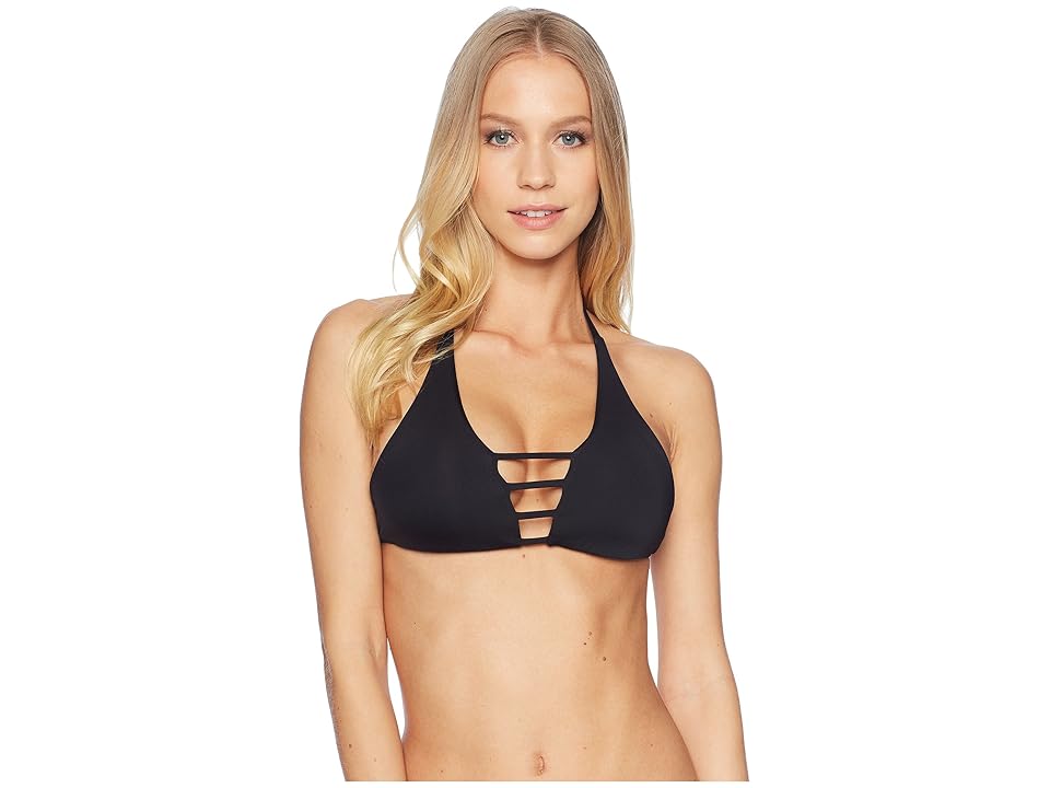 

Billabong Sol Searcher Cami Top (Black Pebble) Women's Swimwear