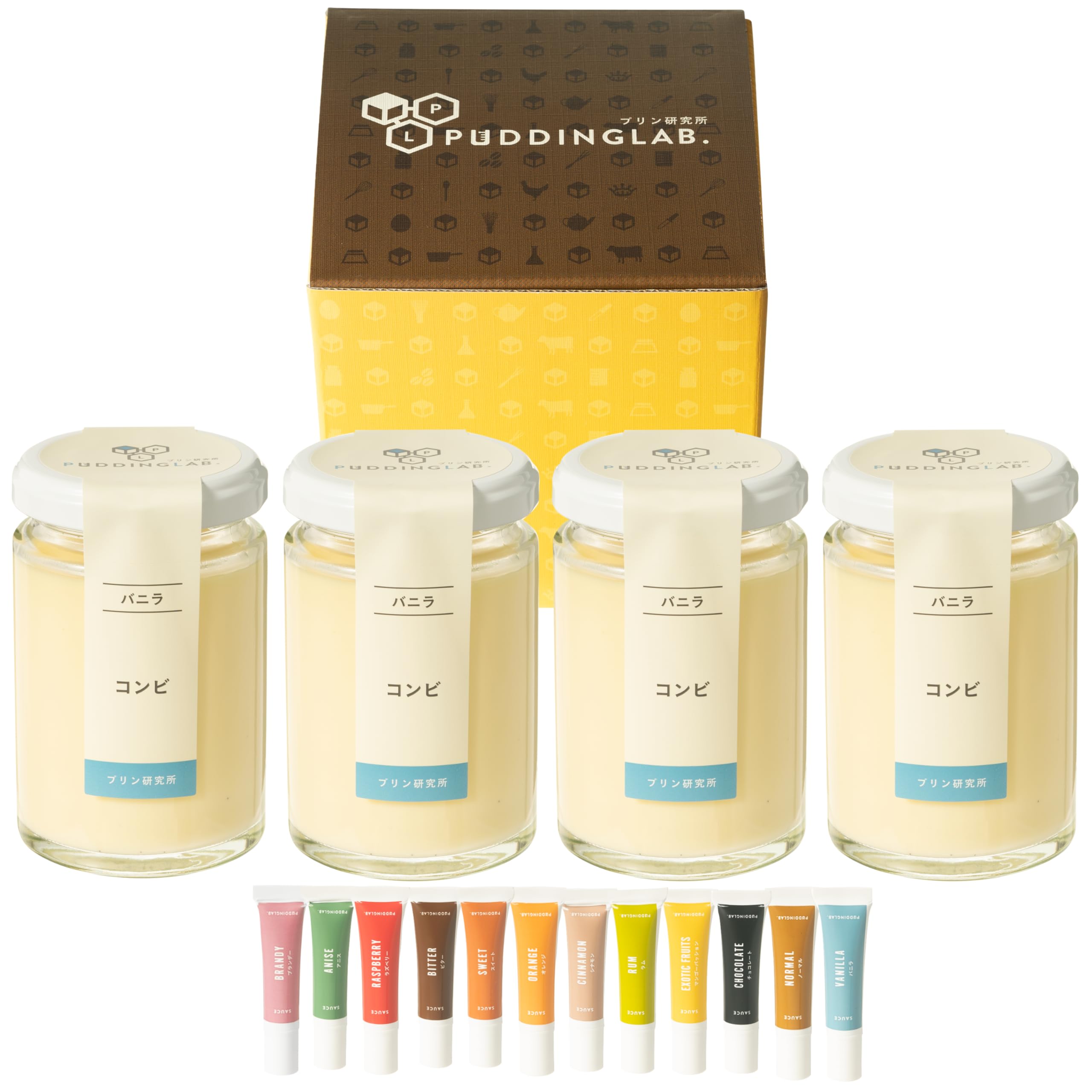 Amazon.co.jp: 【プリン研究所 お取り寄せ専門】 バニラプリン コンビ