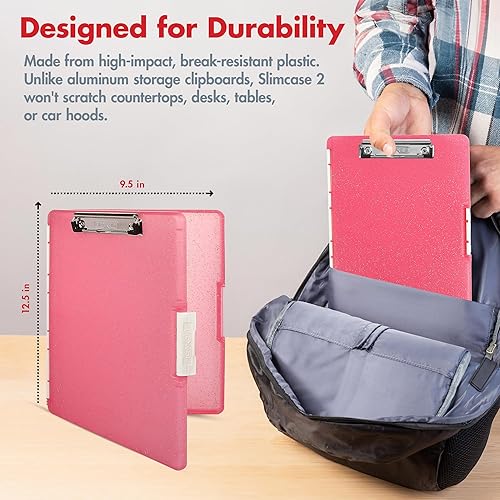 Miniatura 10 de Dexas Slimcase 2 3517-91 - Portapapeles de almacenamiento con apertura lateral color negro