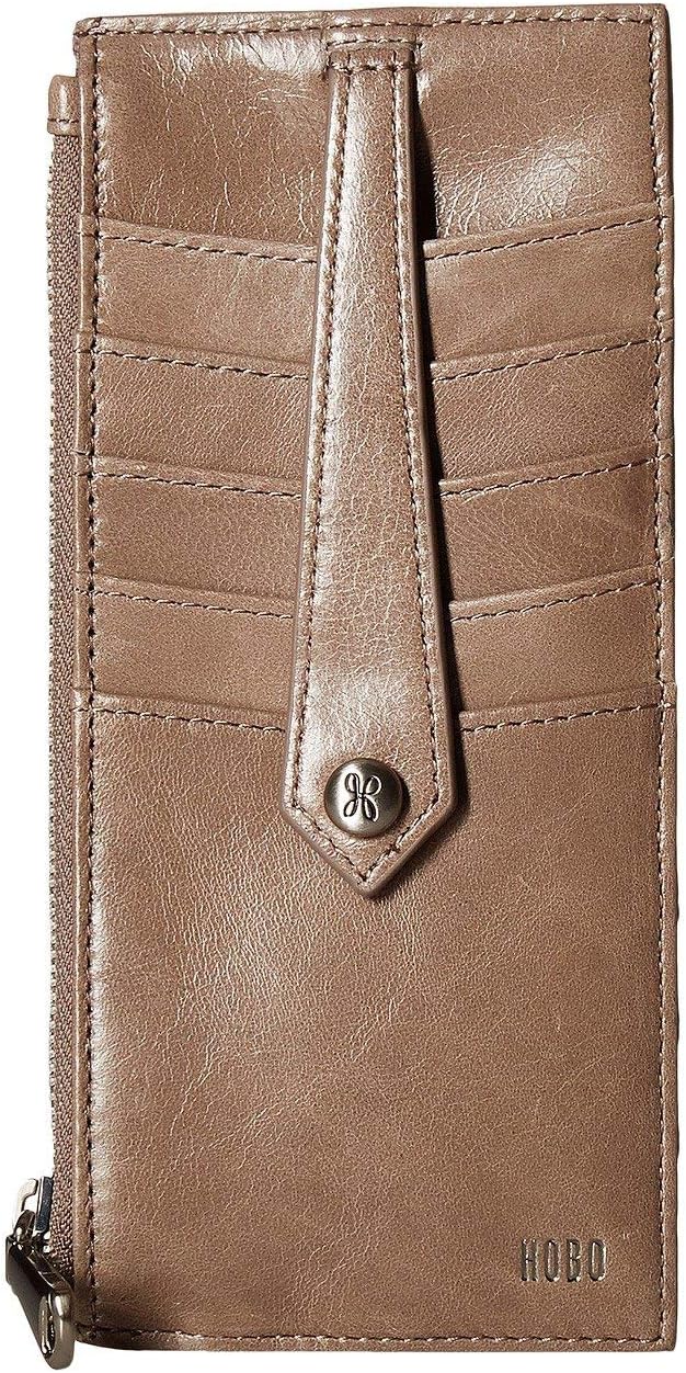 Hobo Women's Linn Genuine Leather Vintage Card Holder Wallet (Ash)
