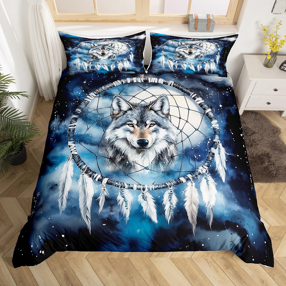 Couvre lit galaxie mystérieuse pour décorer une chambre enfant et ado