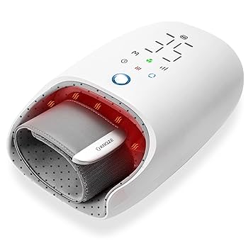 ハンドケア リラクゼーション器 手のひら 指 手首 コードレス 6段階加圧 Amazon | KNQZE ハンドケア リラクゼーション器 手のひら 指