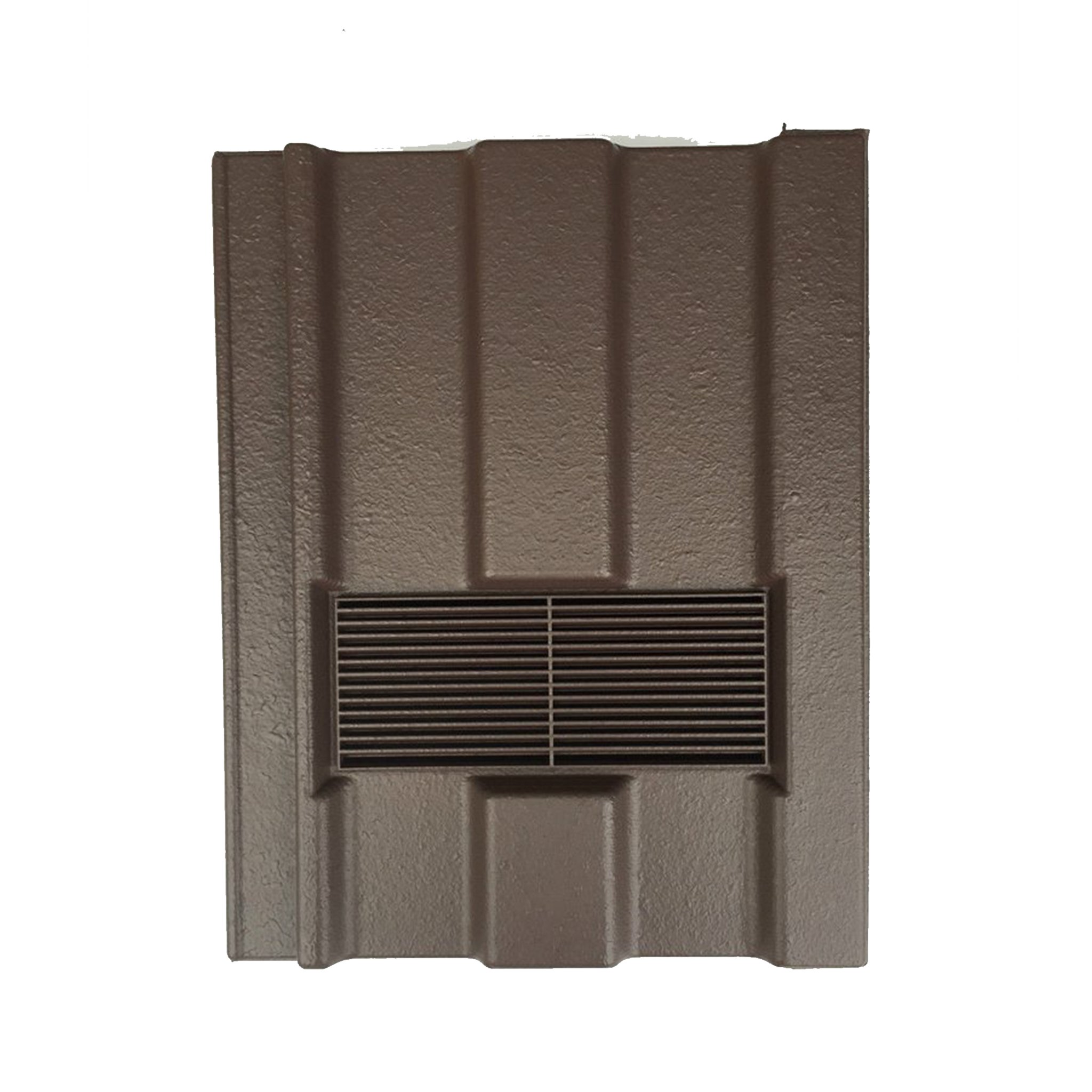Beddoes Products Roof Tile Vent for Marley Ludlow Major with Flexi Pipe Adaptor (Brown - Smooth)