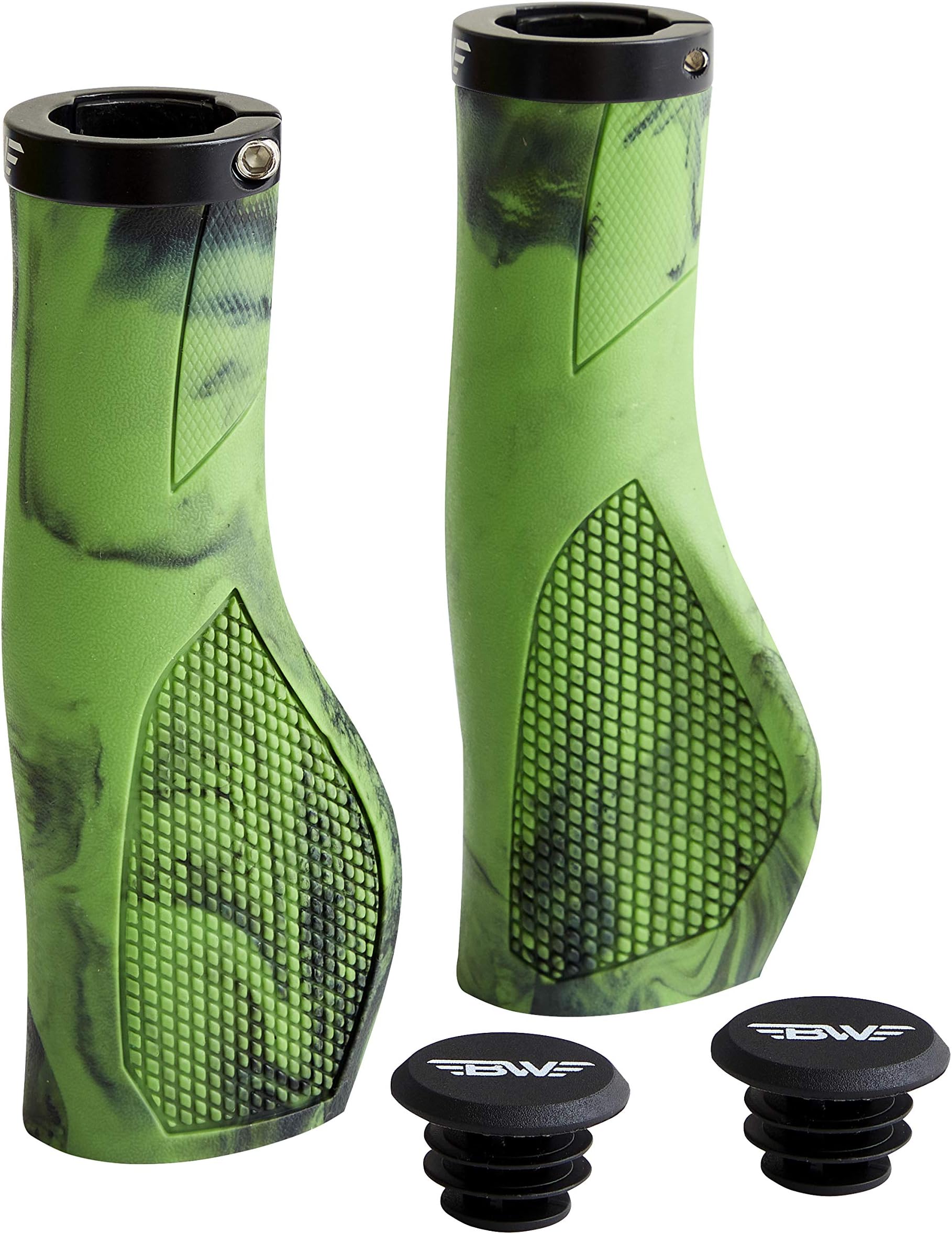 Ergo-Lock 2.0 Grips – Dual Lock-On MTB Bike Handlebar Grips - Multiple Color Options